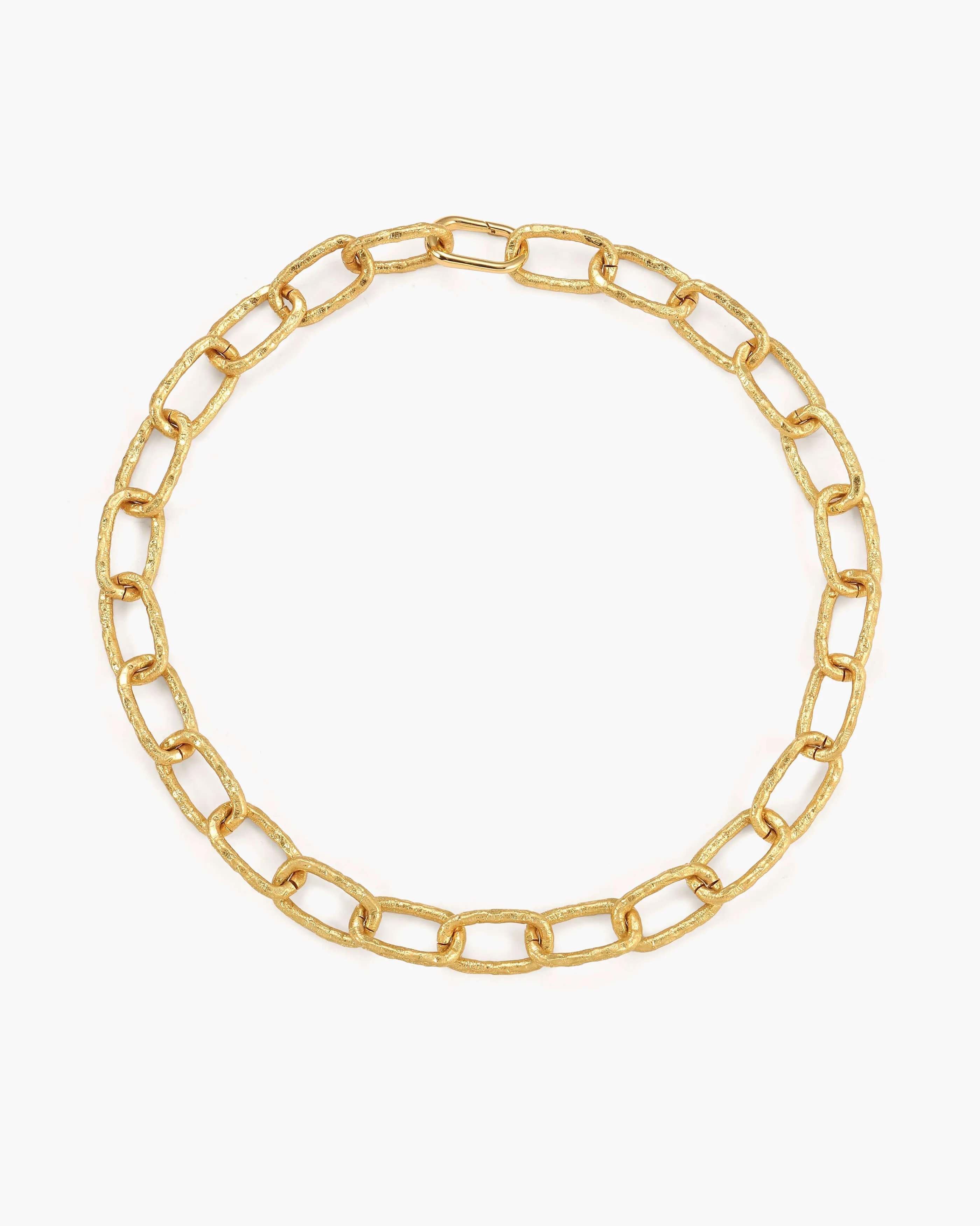 Chunky Textured Chain Necklace sold by En Route Jewelry product image thumbnail 4