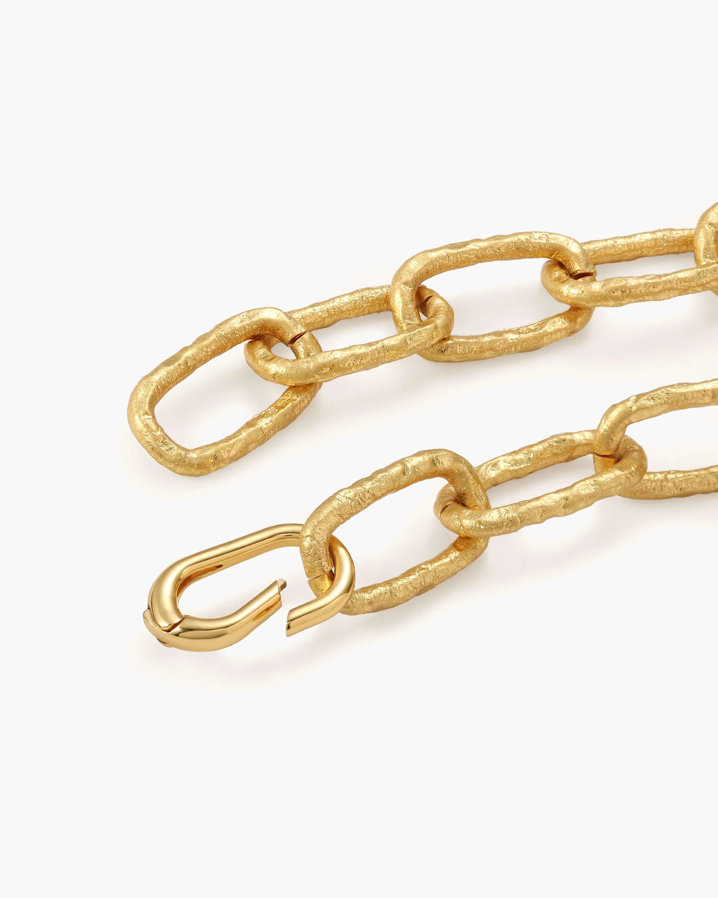 Chunky Textured Chain Necklace sold by En Route Jewelry product image thumbnail 3