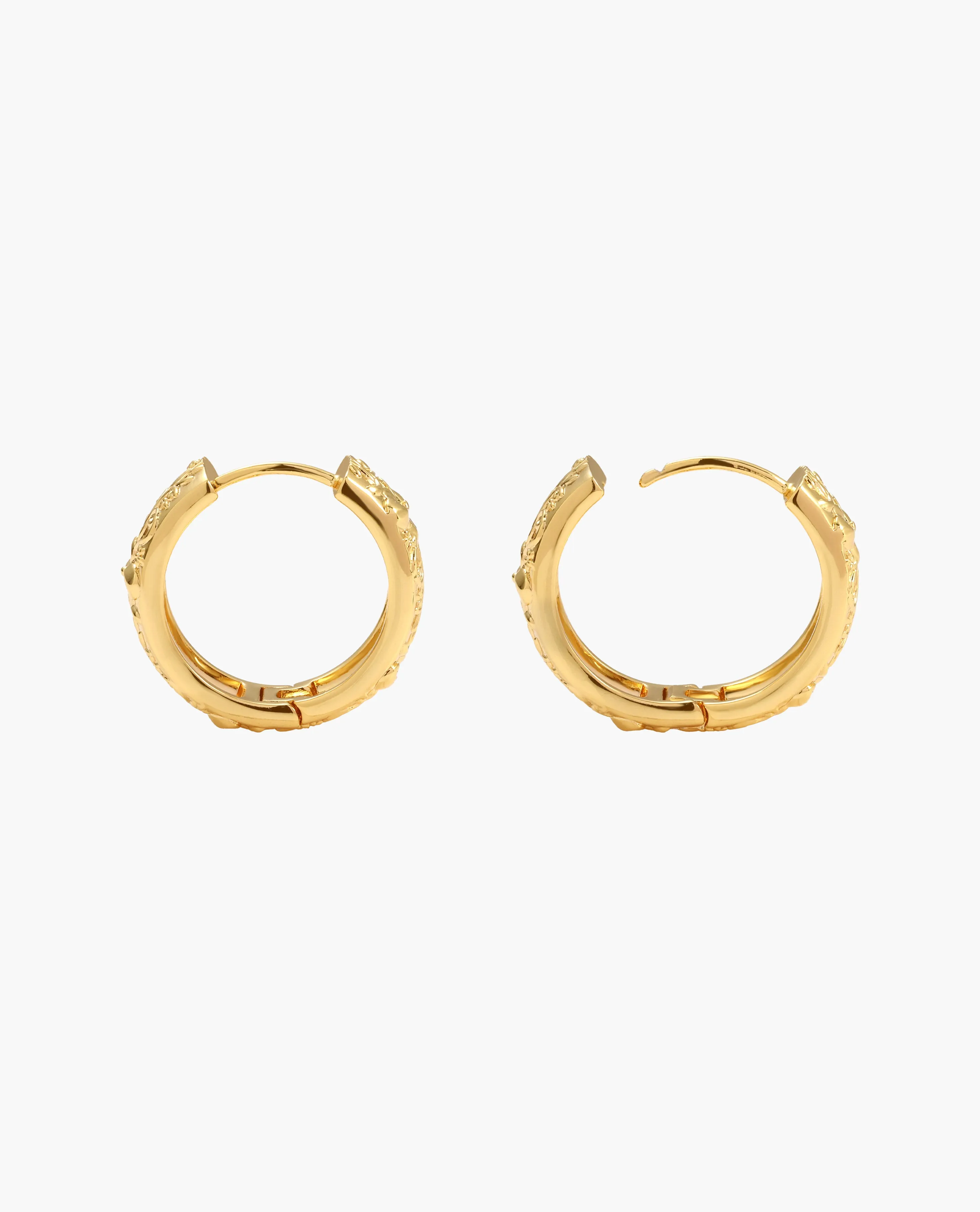 Serenade of Orchid Hoops sold by En Route Jewelry product image thumbnail 3