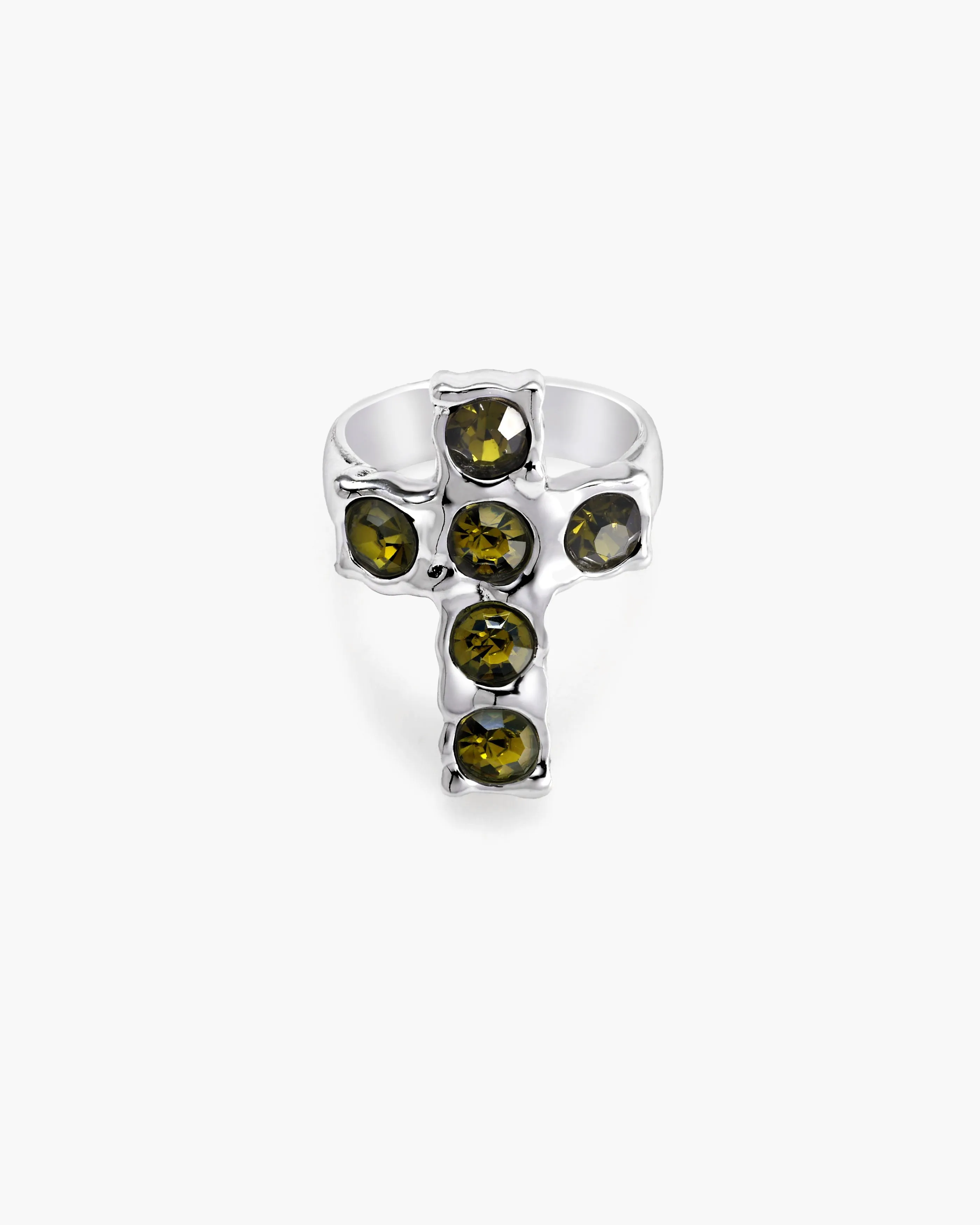 Rebel Cross Ring sold by En Route Jewelry