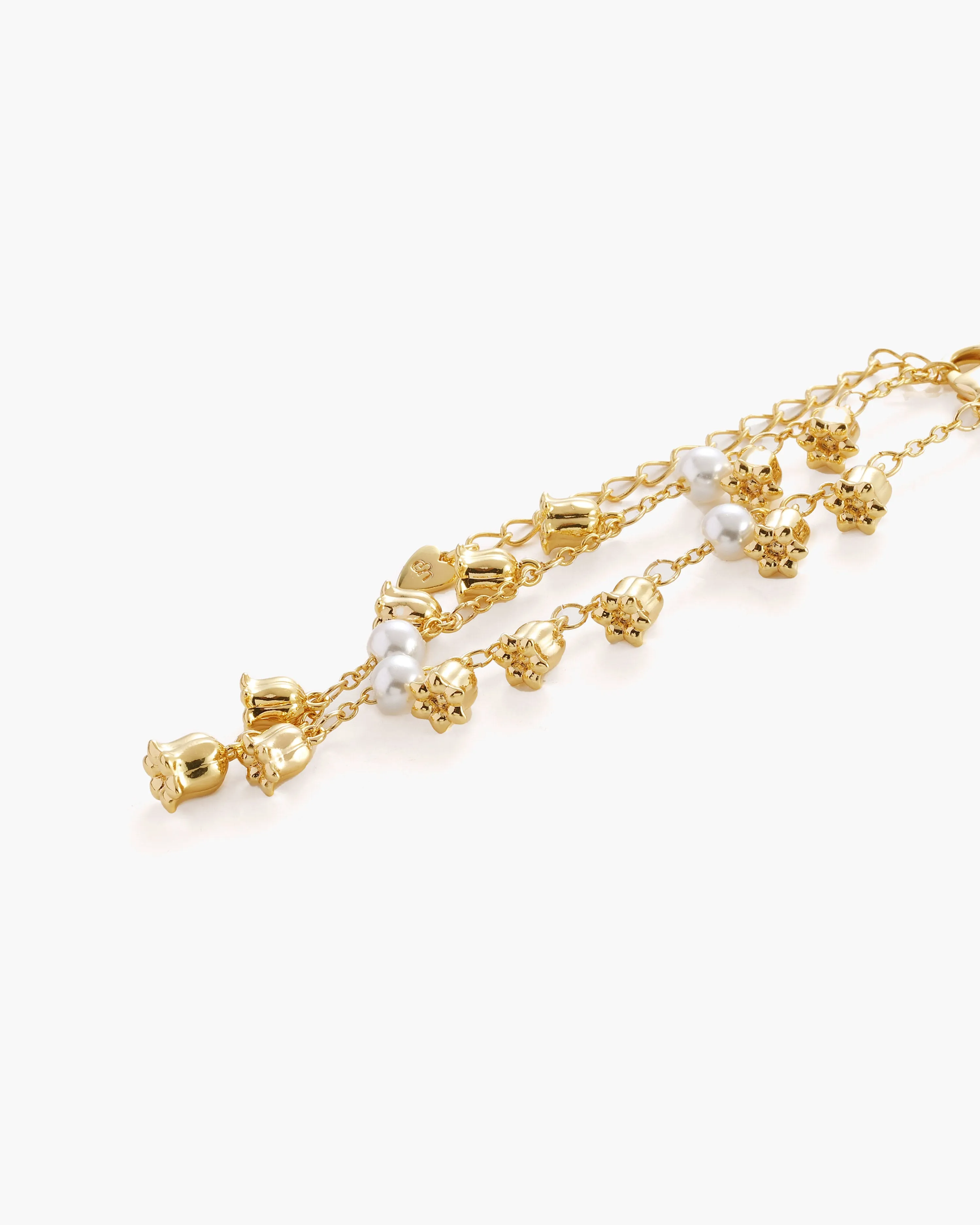 Lily of the Valley Pearl Bracelet sold by En Route Jewelry product image thumbnail 3