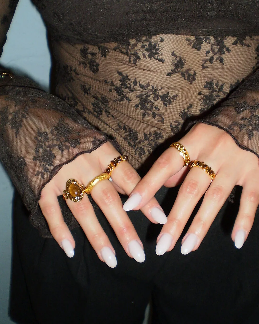 Tiger's Eye Band Ring sold by En Route Jewelry product image thumbnail 2