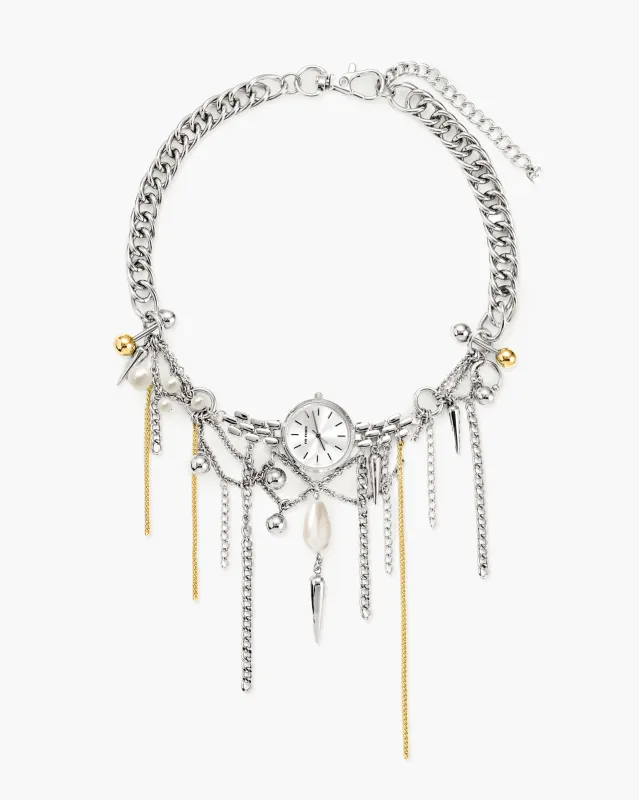 Reloj Necklace made by En Route Jewelry