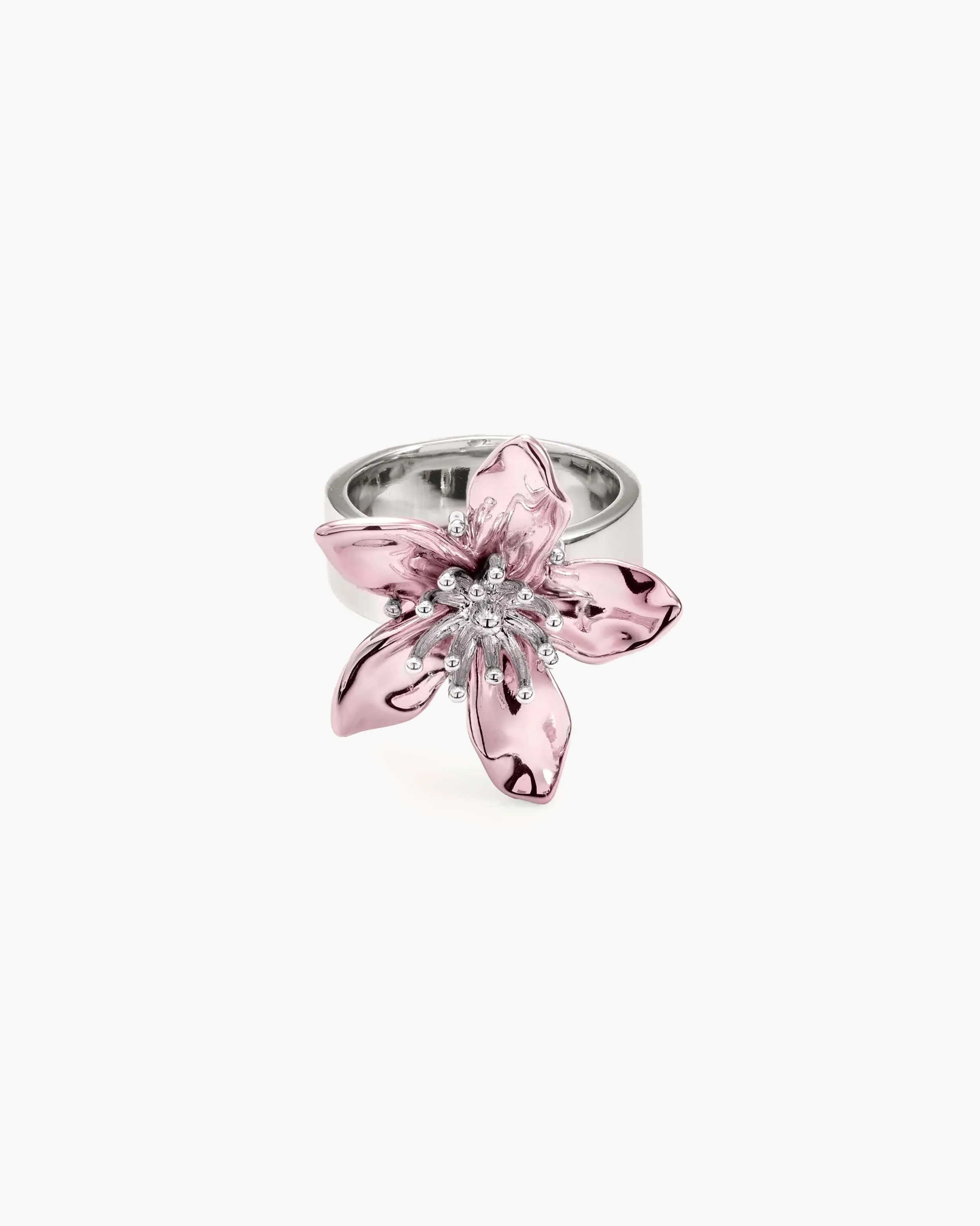 Flora Ring in Electric Pink sold by En Route Jewelry