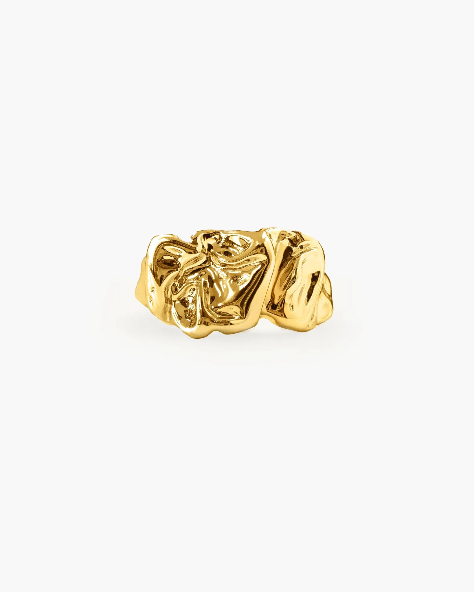 Textured Molten Ring in Silver sold by En Route Jewelry product image thumbnail 4