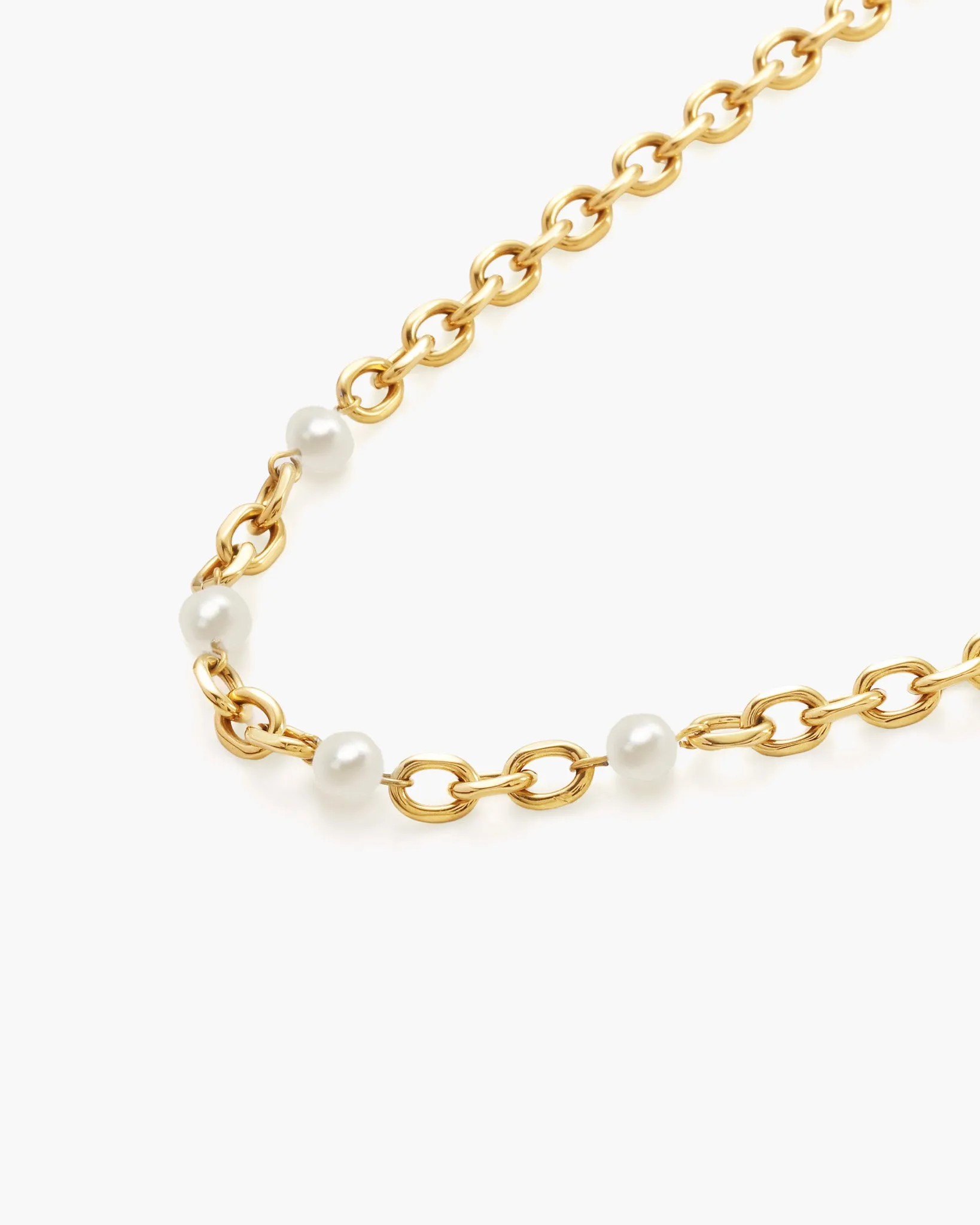 Gold Essence Pearl Necklace sold by En Route Jewelry product image thumbnail 3