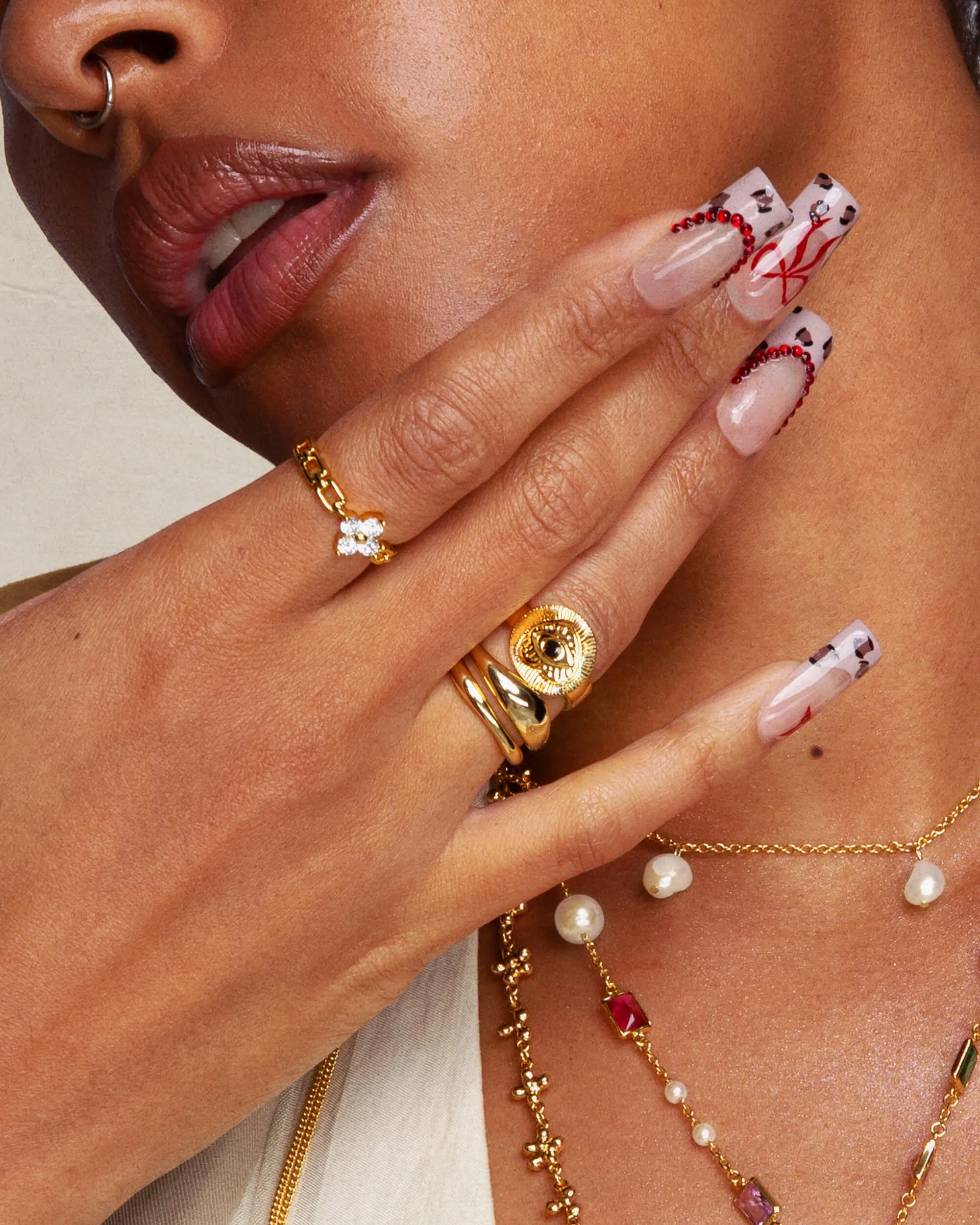 Evil Eye Ring sold by En Route Jewelry product image thumbnail 2