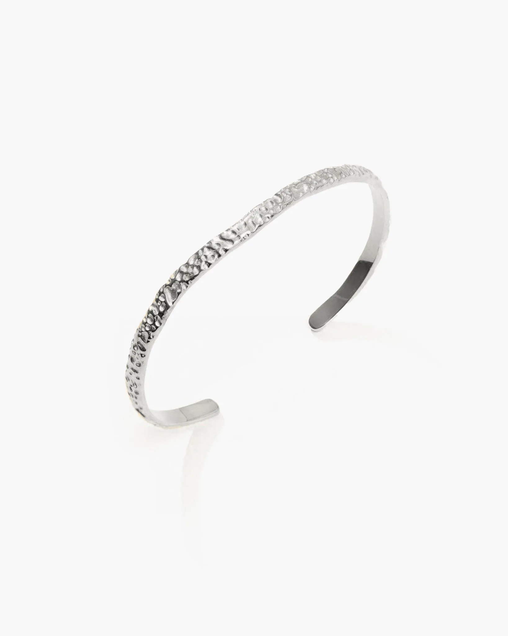Silver Textured Bangle sold by en route product image thumbnail 3