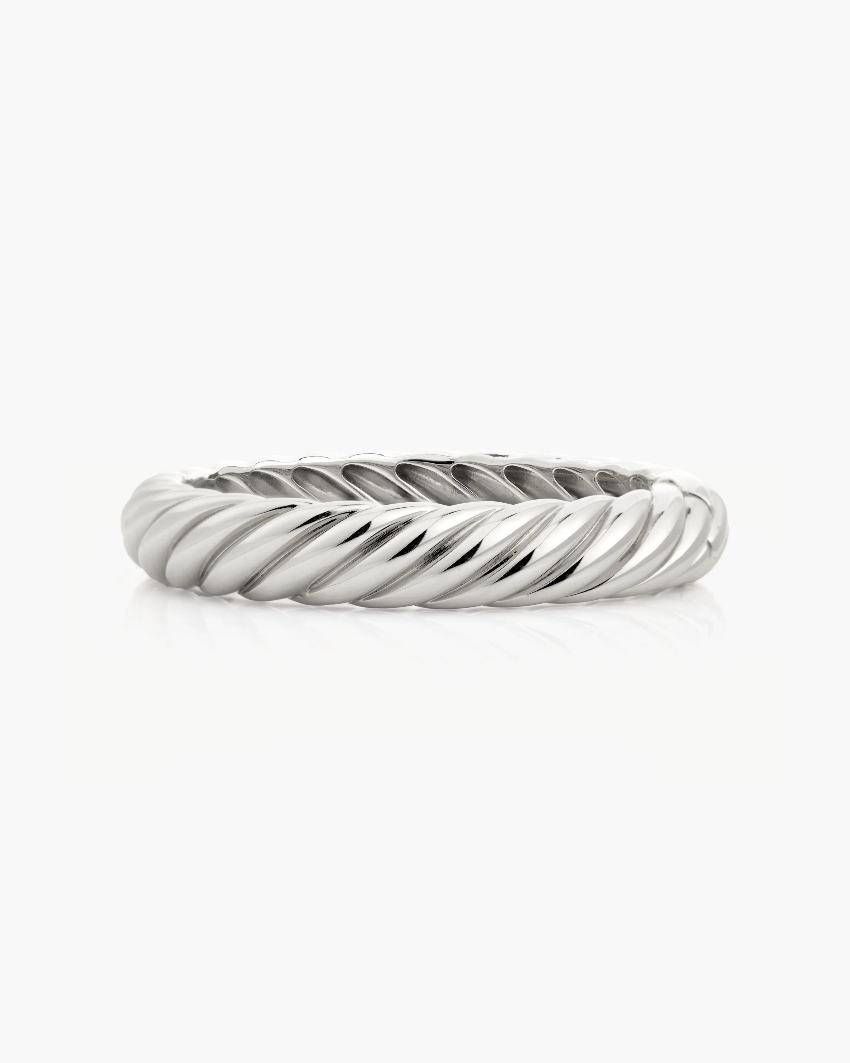 Gold Chunky Braided Bangle sold by En Route Jewelry product image thumbnail 4