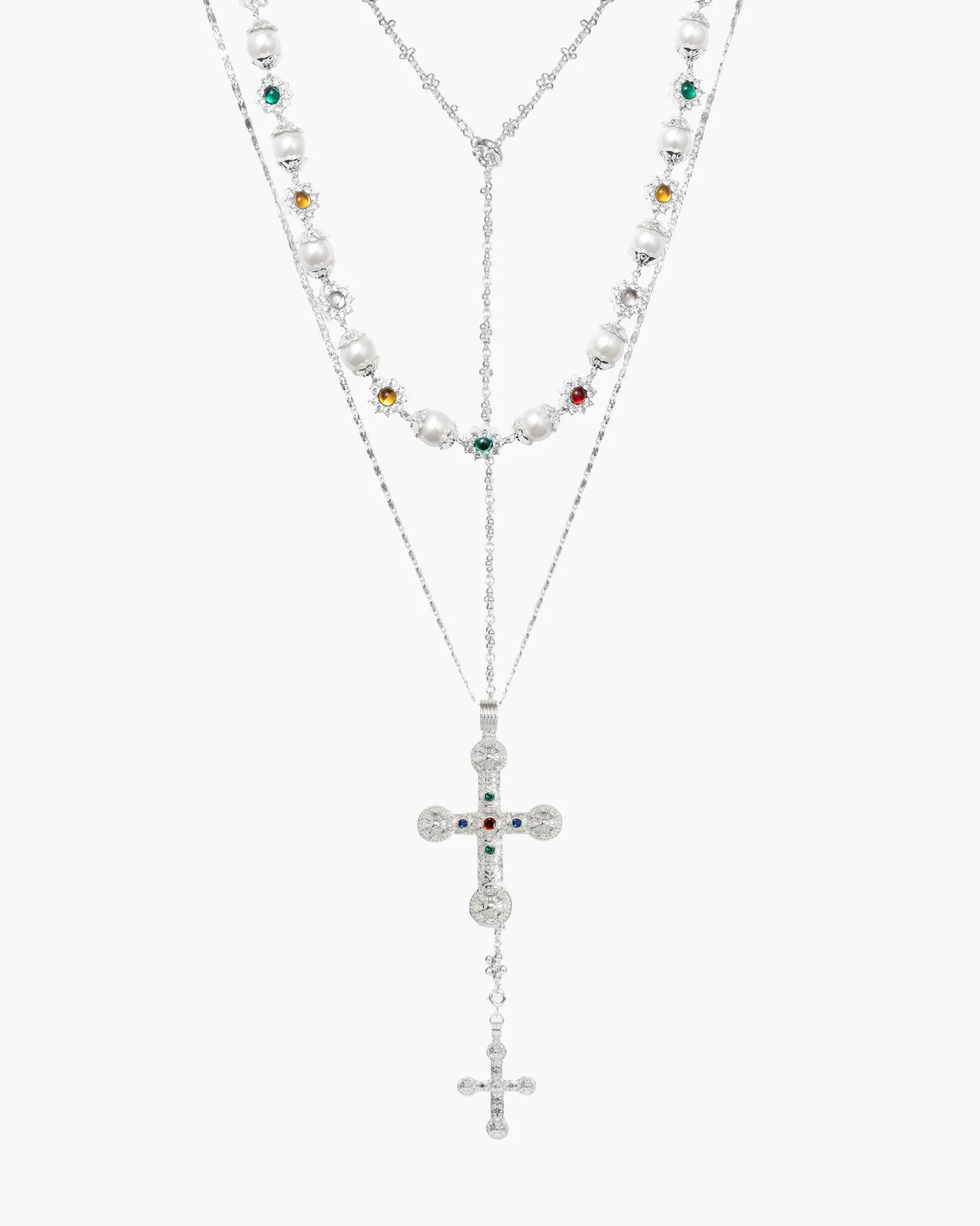 Rebel Renaissance Set in Silver sold by en route