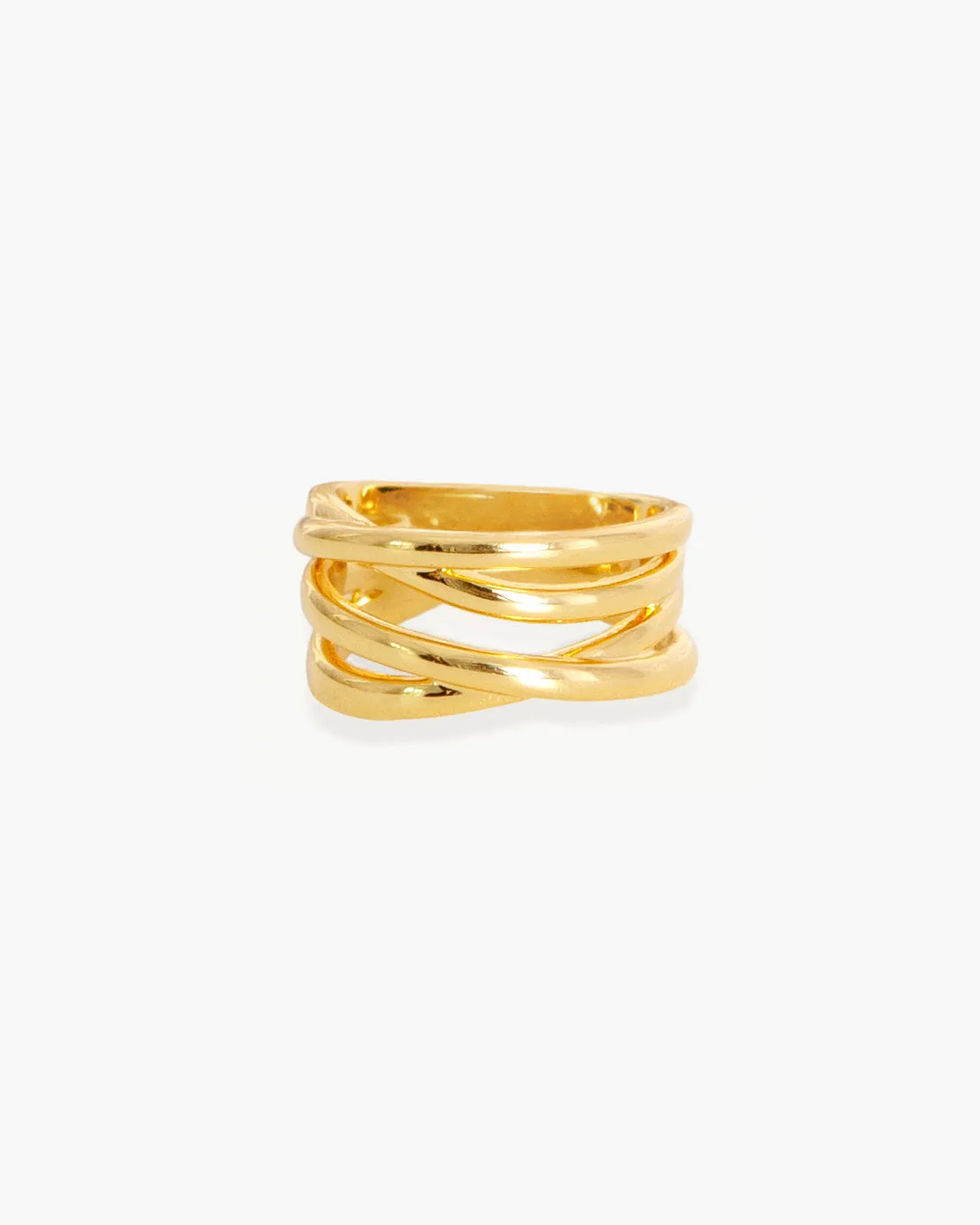 Criss Cross Ring in Silver sold by En Route Jewelry product image thumbnail 3