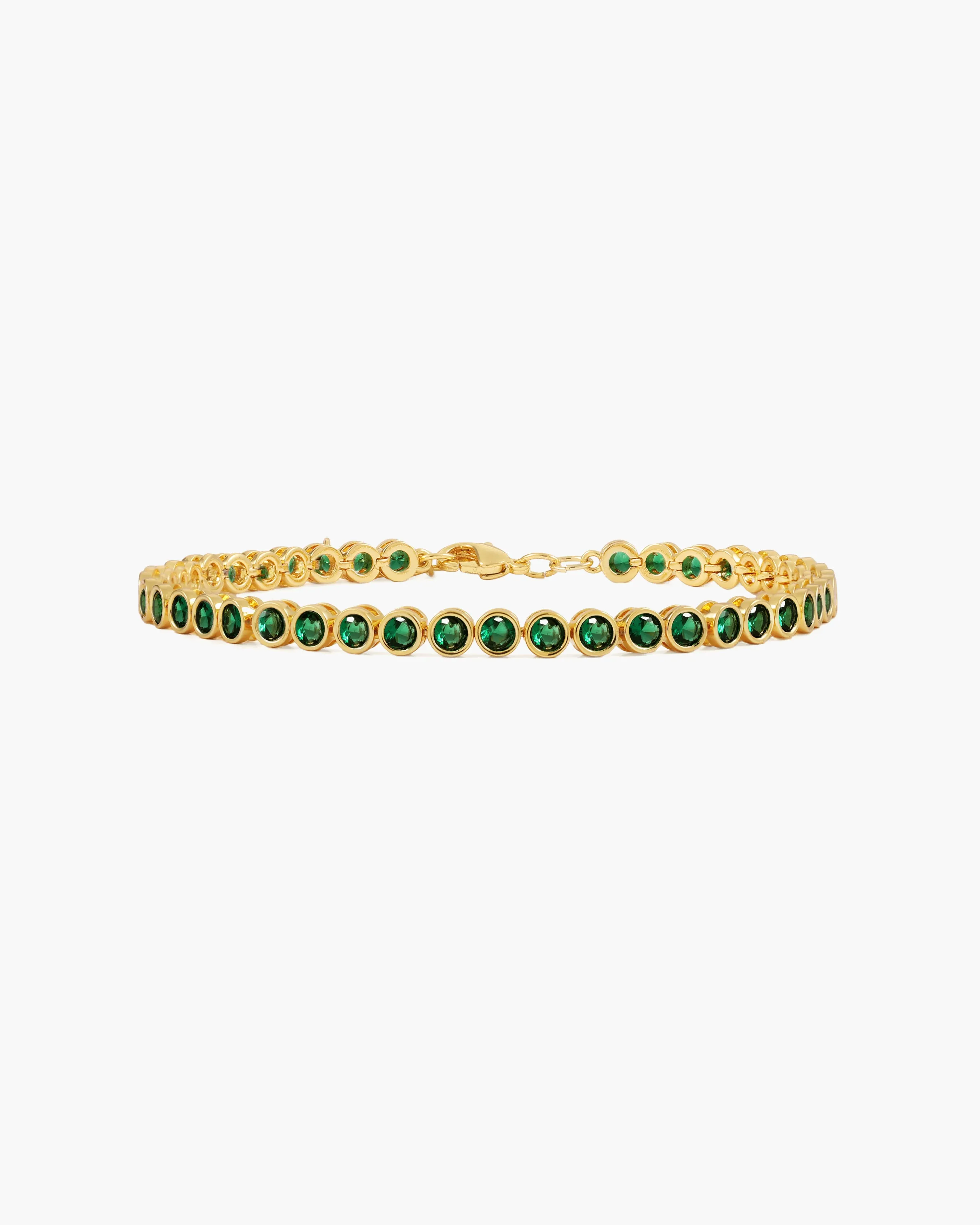 Tennis Bracelet in Gold sold by En Route Jewelry product image thumbnail 5