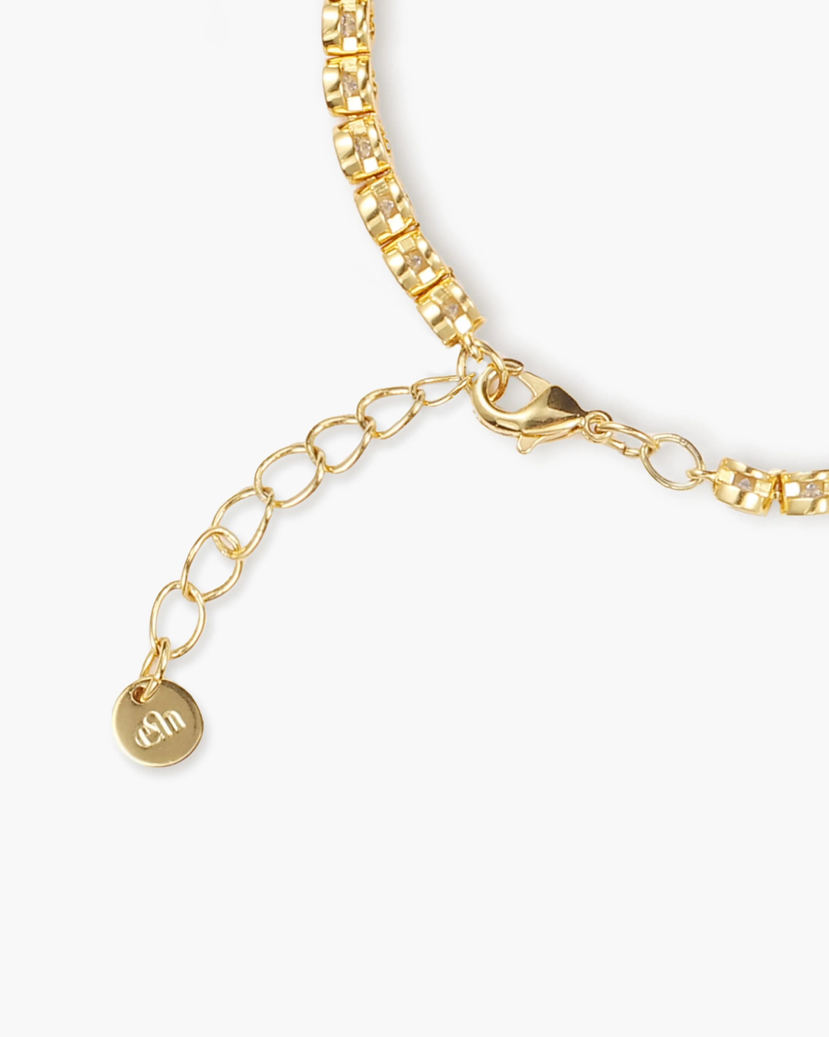 Tennis Bracelet in Gold sold by En Route Jewelry product image thumbnail 3