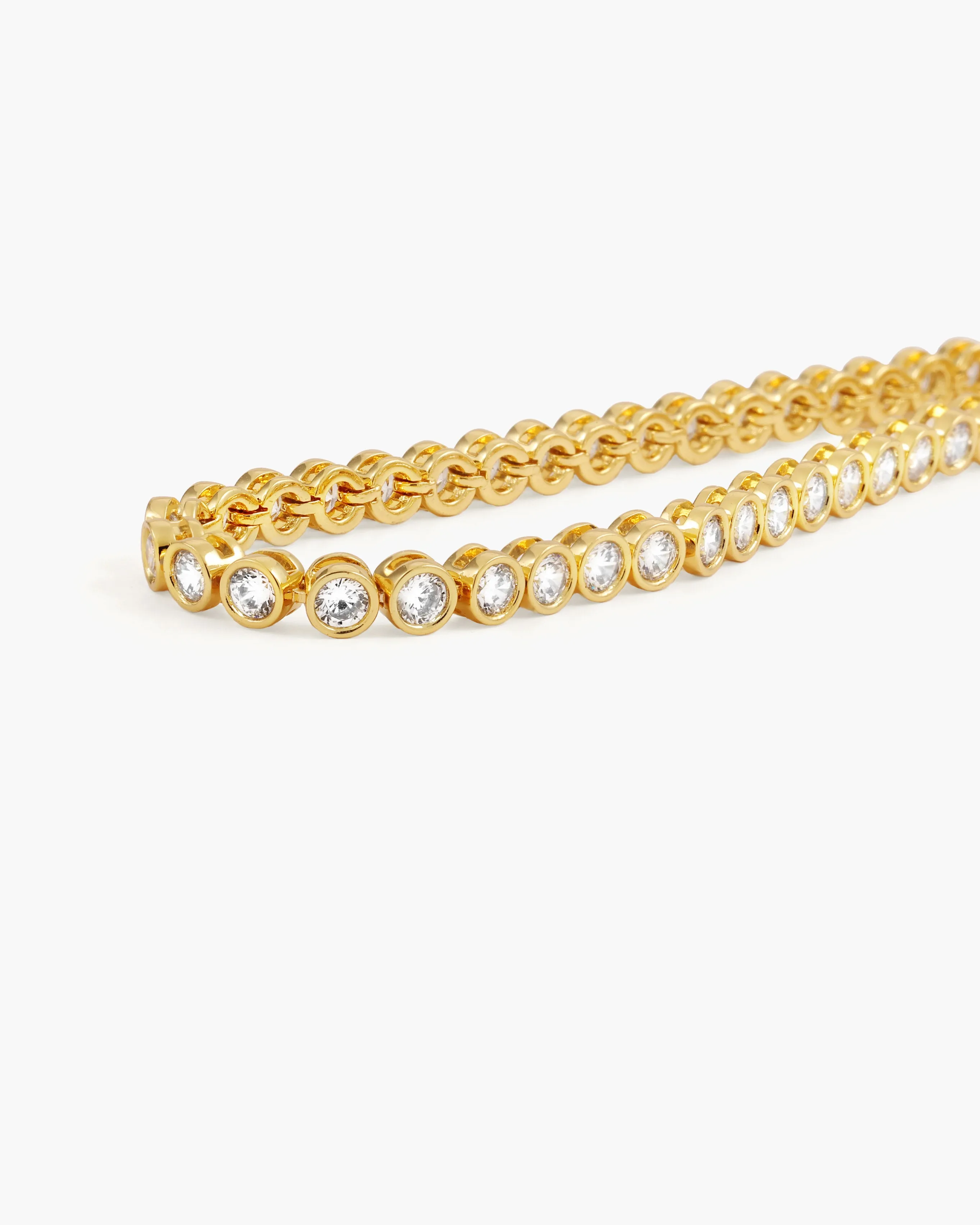 Tennis Bracelet in Gold sold by En Route Jewelry product image thumbnail 4