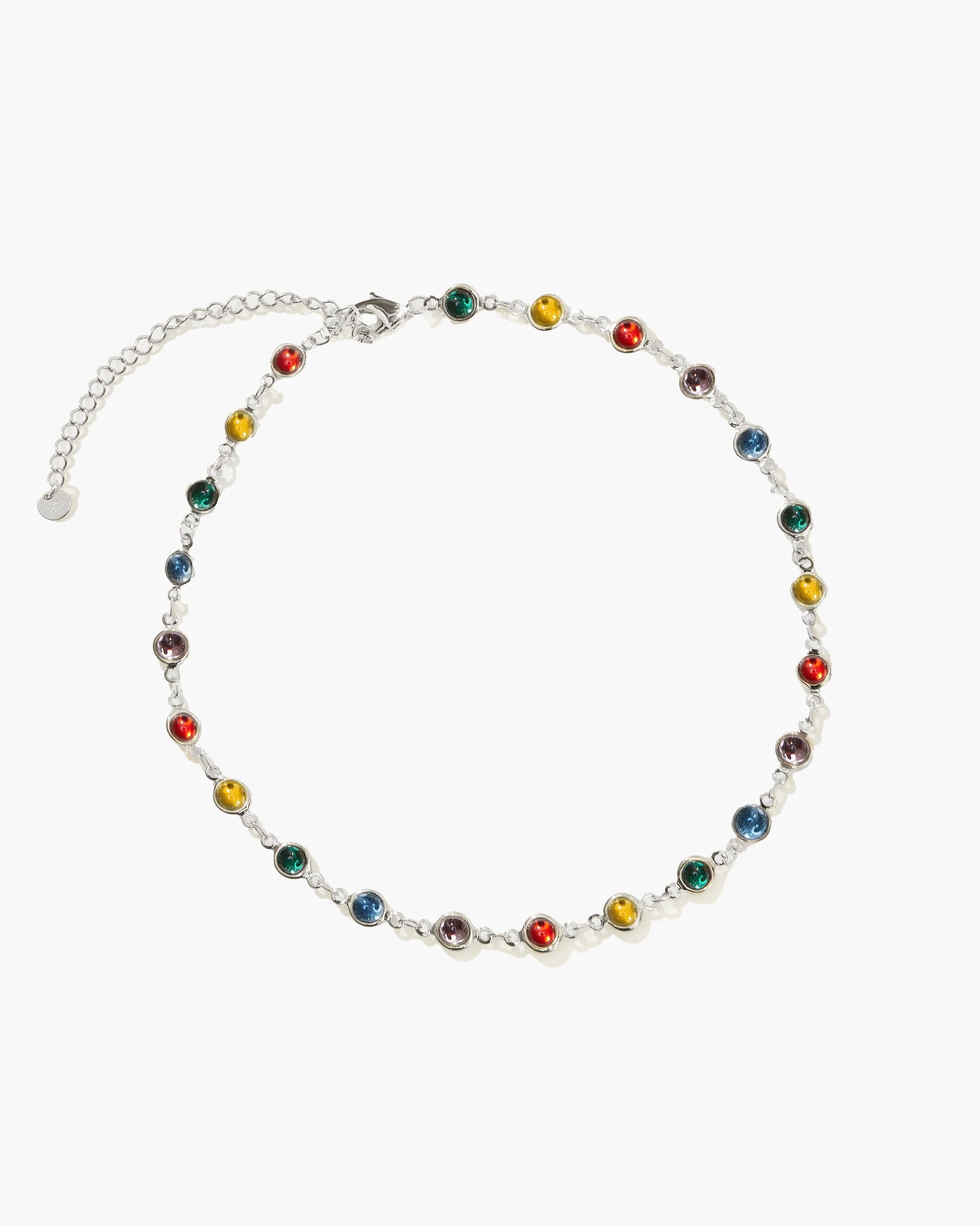 Infinity Choker Necklace in Silver sold by en route
