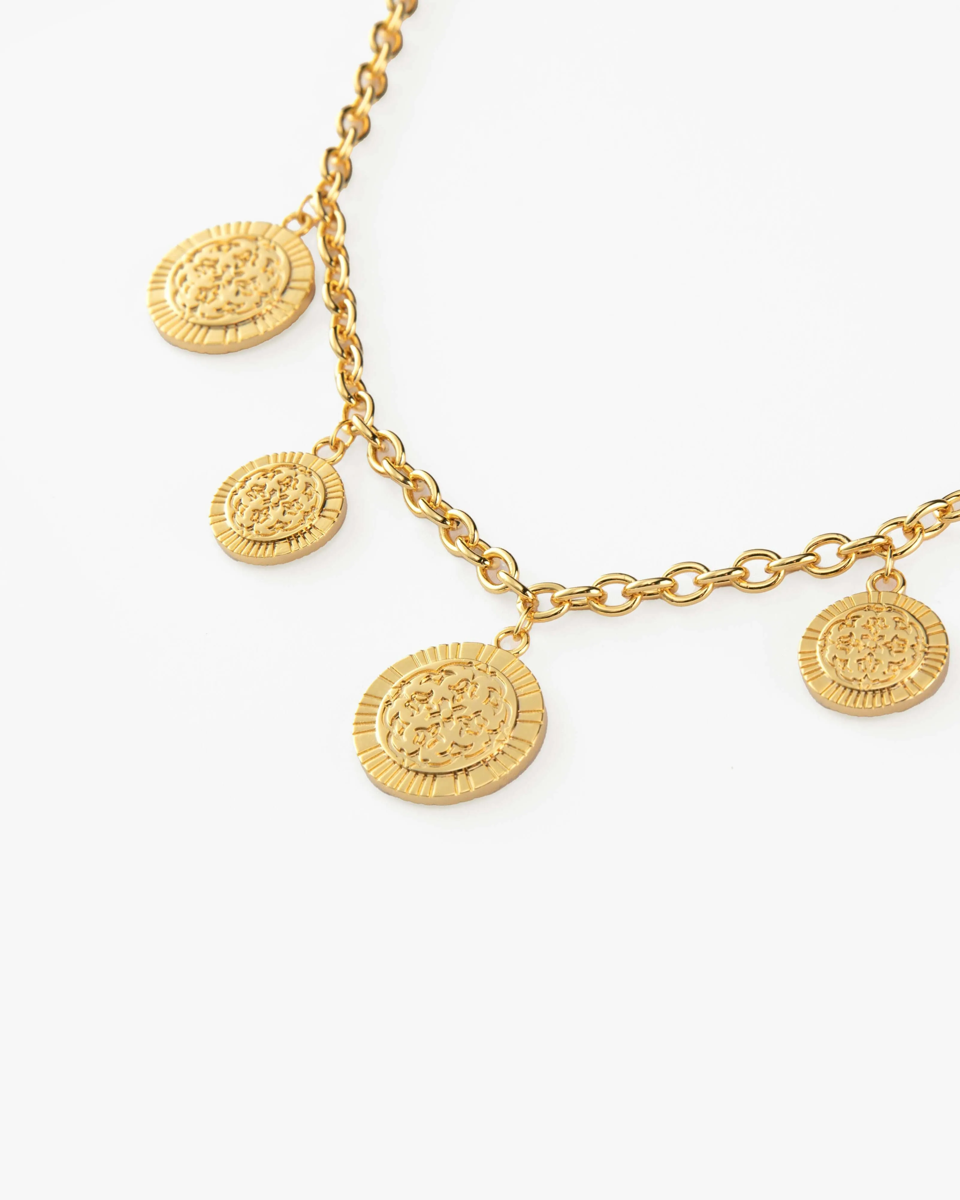 Golden Hojas Necklace sold by En Route Jewelry product image thumbnail 3
