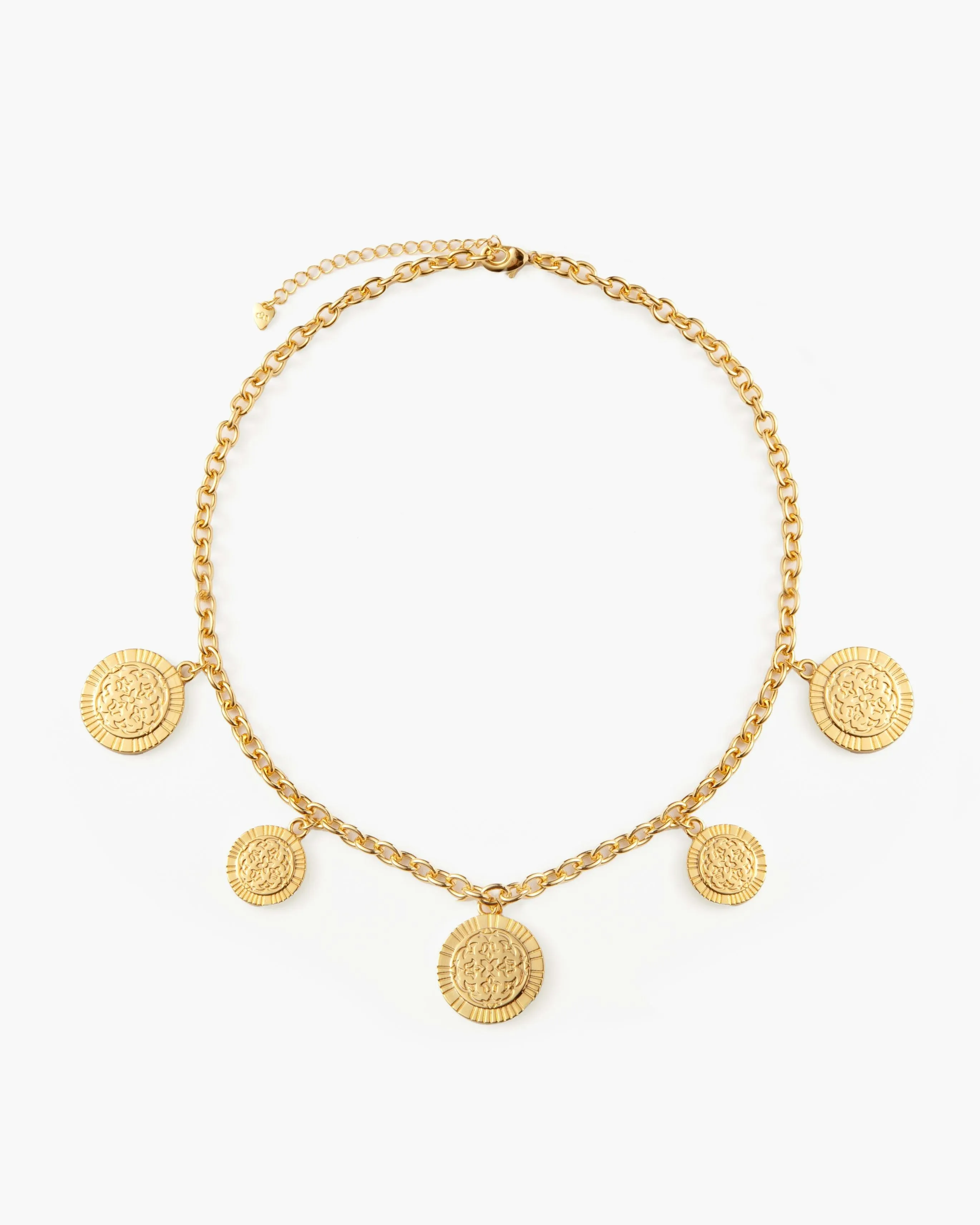 Golden Hojas Necklace sold by En Route Jewelry product image thumbnail 4
