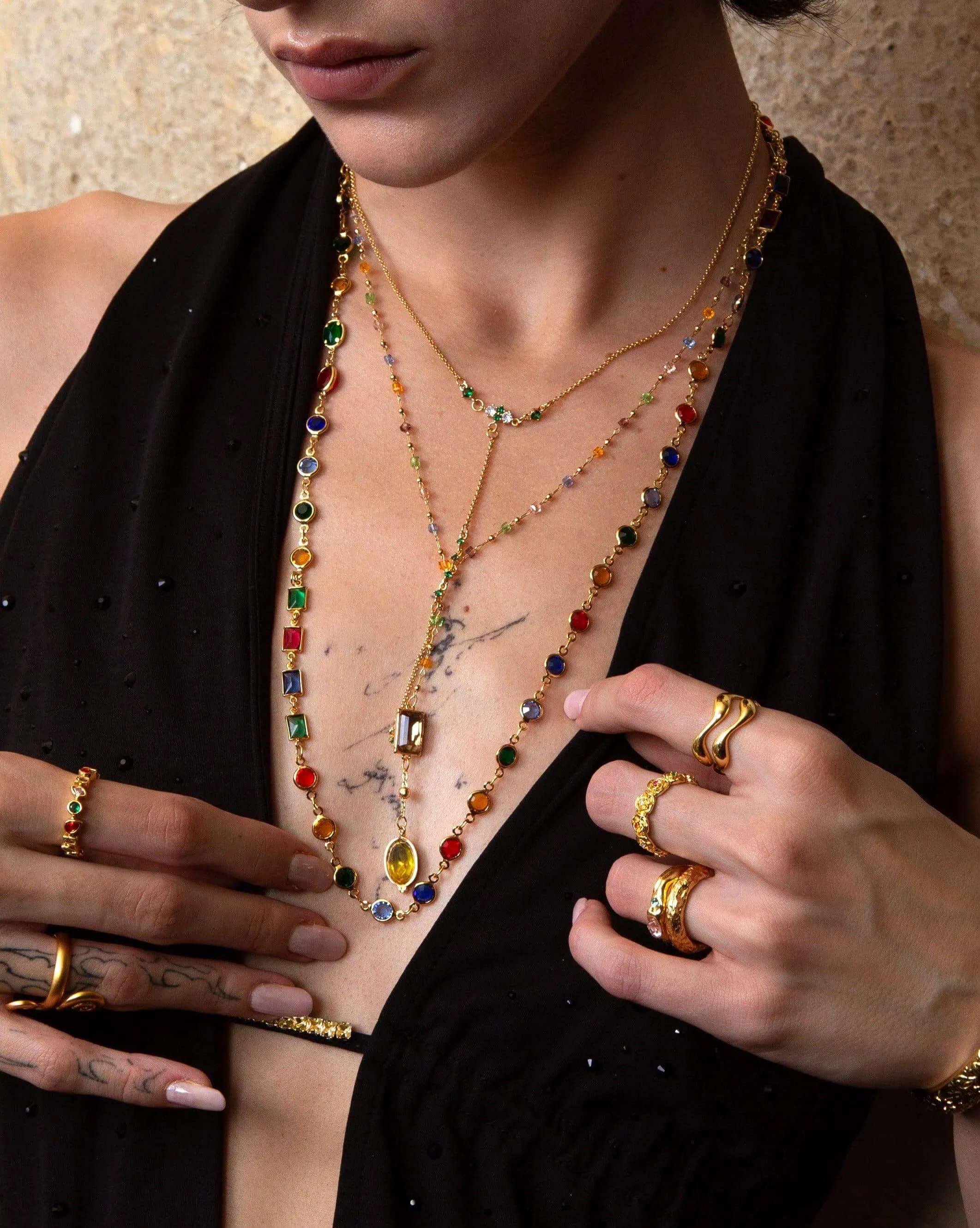 Celestial Lariat Necklace sold by En Route Jewelry product image thumbnail 4