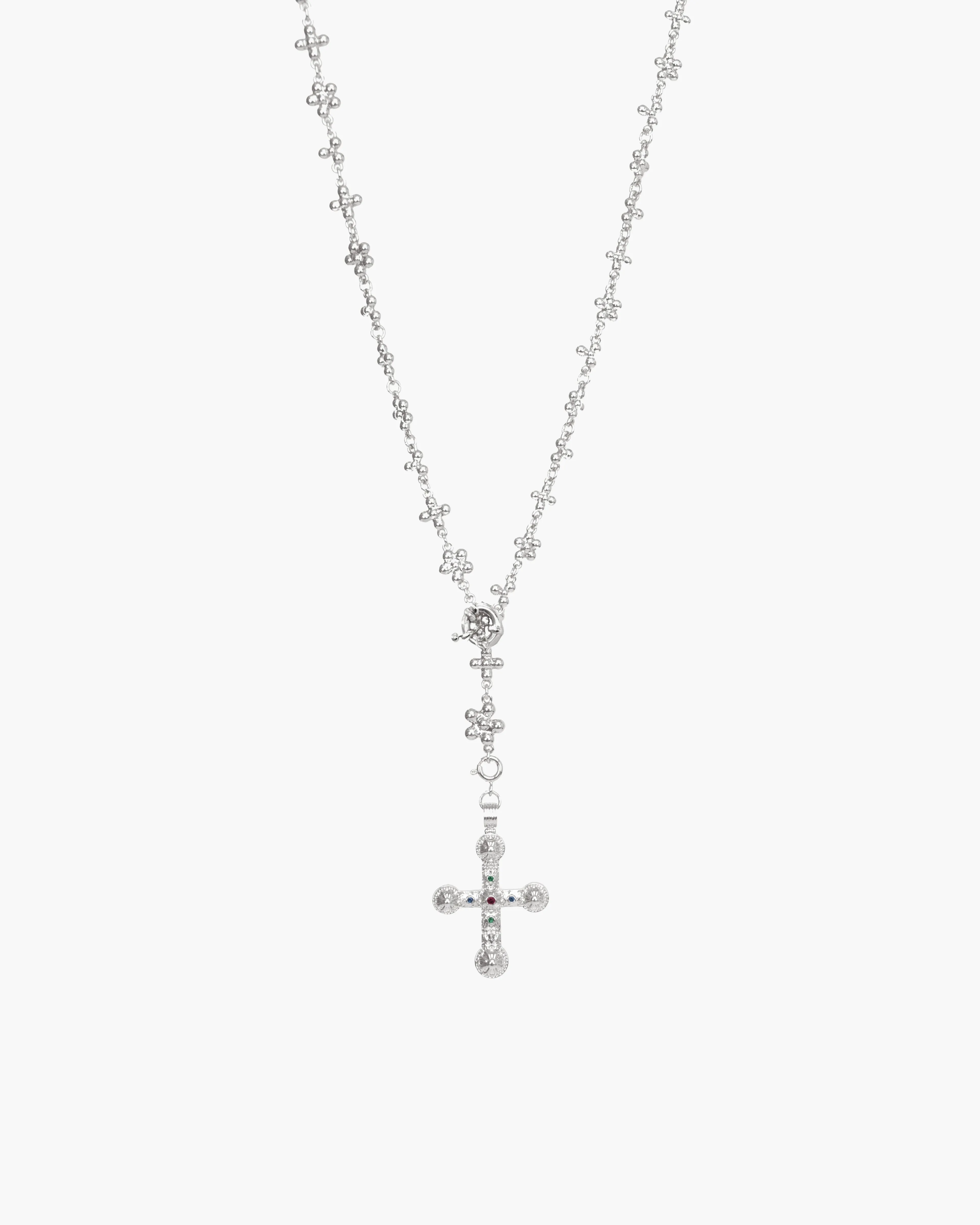 Daisy Molecule Chain in Silver sold by En Route Jewelry
