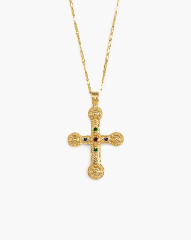 XL Cross Chain made by En Route Jewelry