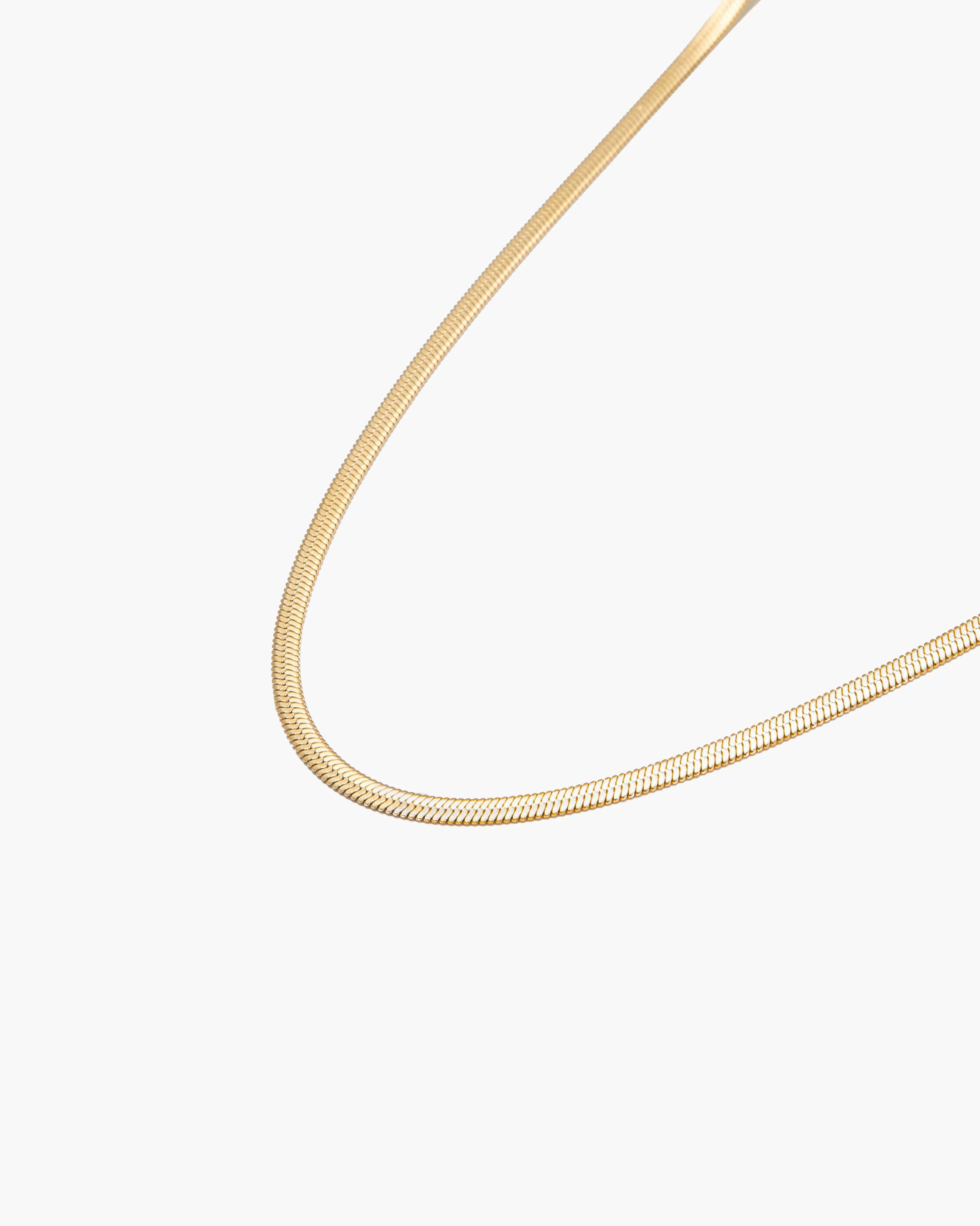5mm Herringbone Chain Necklace sold by En Route Jewelry product image thumbnail 3