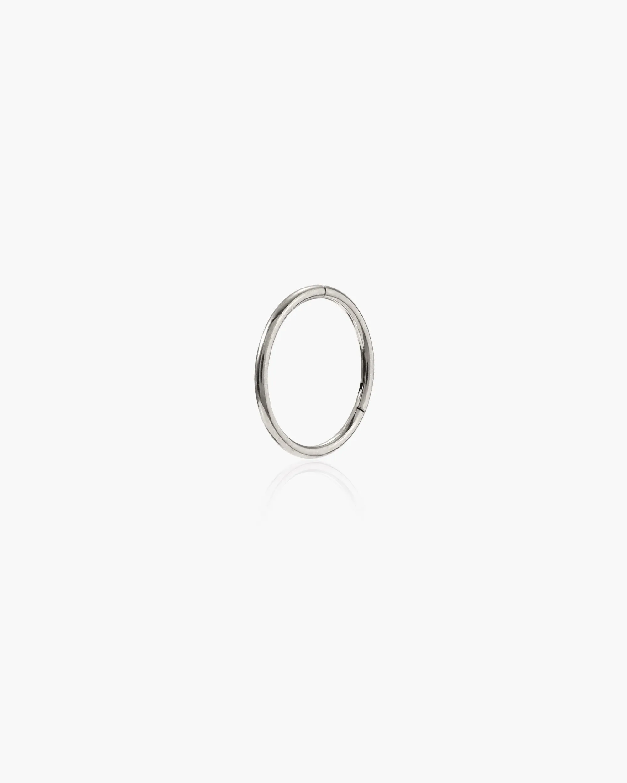 Single Mini Hoop Helix Earring in Gold sold by En Route Jewelry product image thumbnail 5