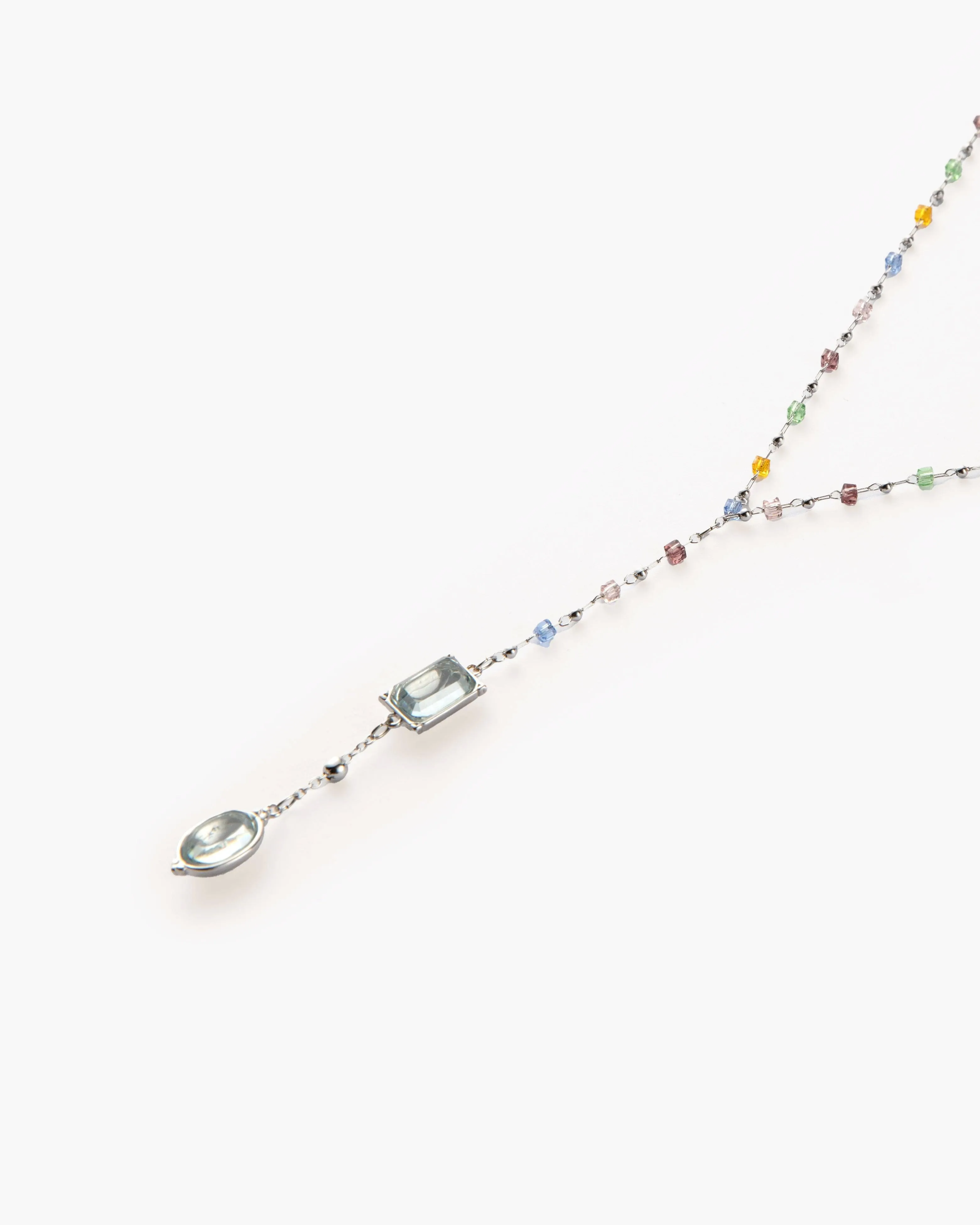 Celestial Lariat Necklace in Silver sold by En Route Jewelry product image thumbnail 3