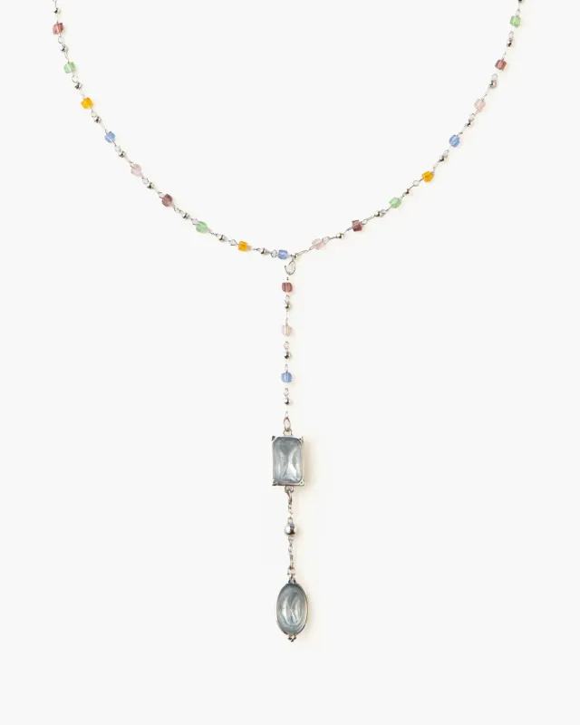Celestial Lariat Necklace in Silver sold by En Route Jewelry