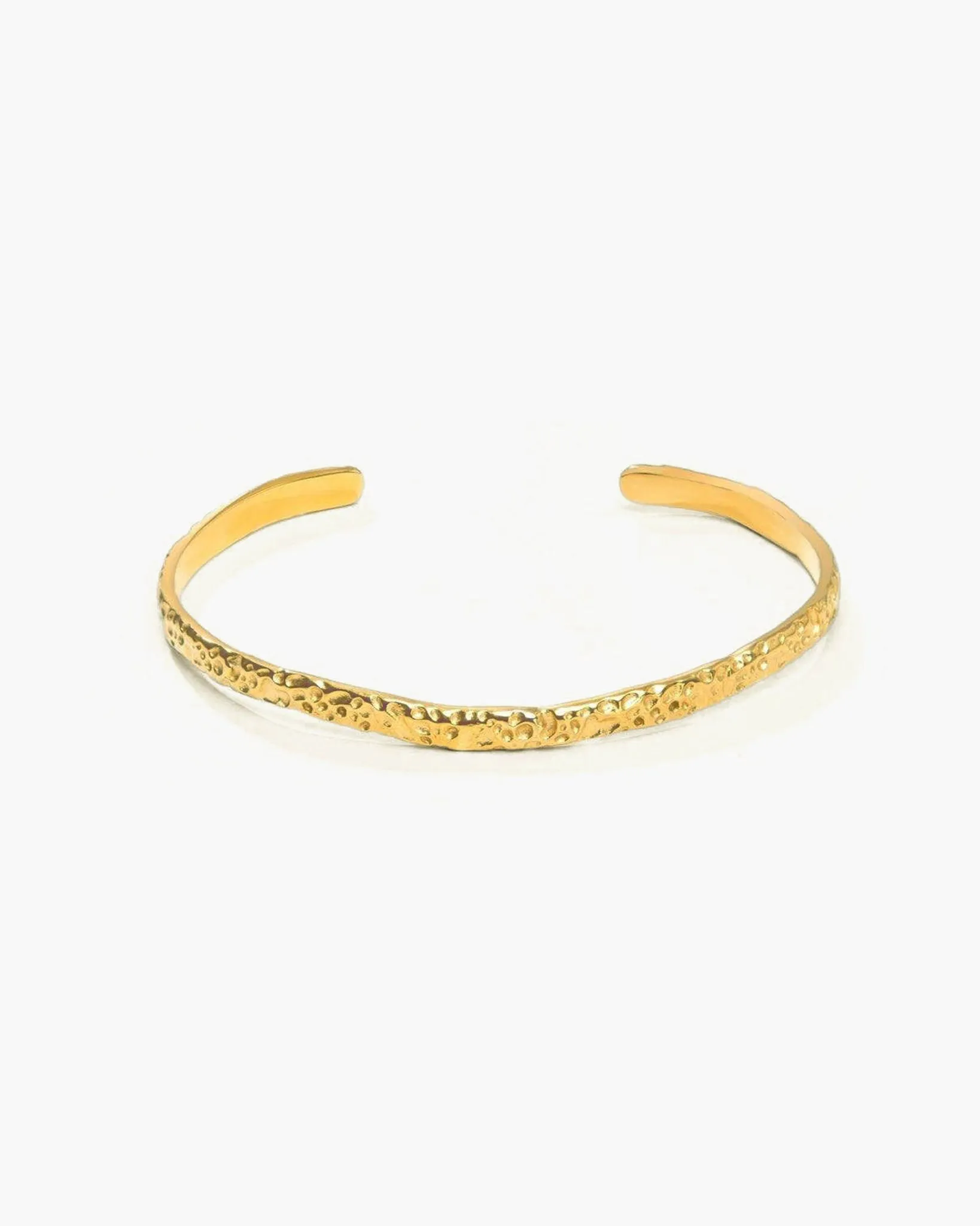 Gold Textured Bangle sold by en route
