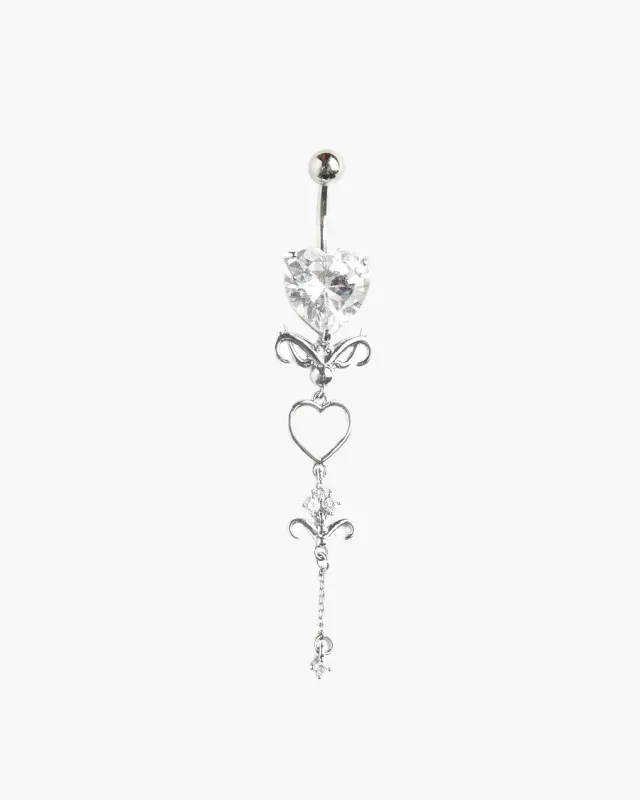 Dripping Belly Ring made by En Route Jewelry