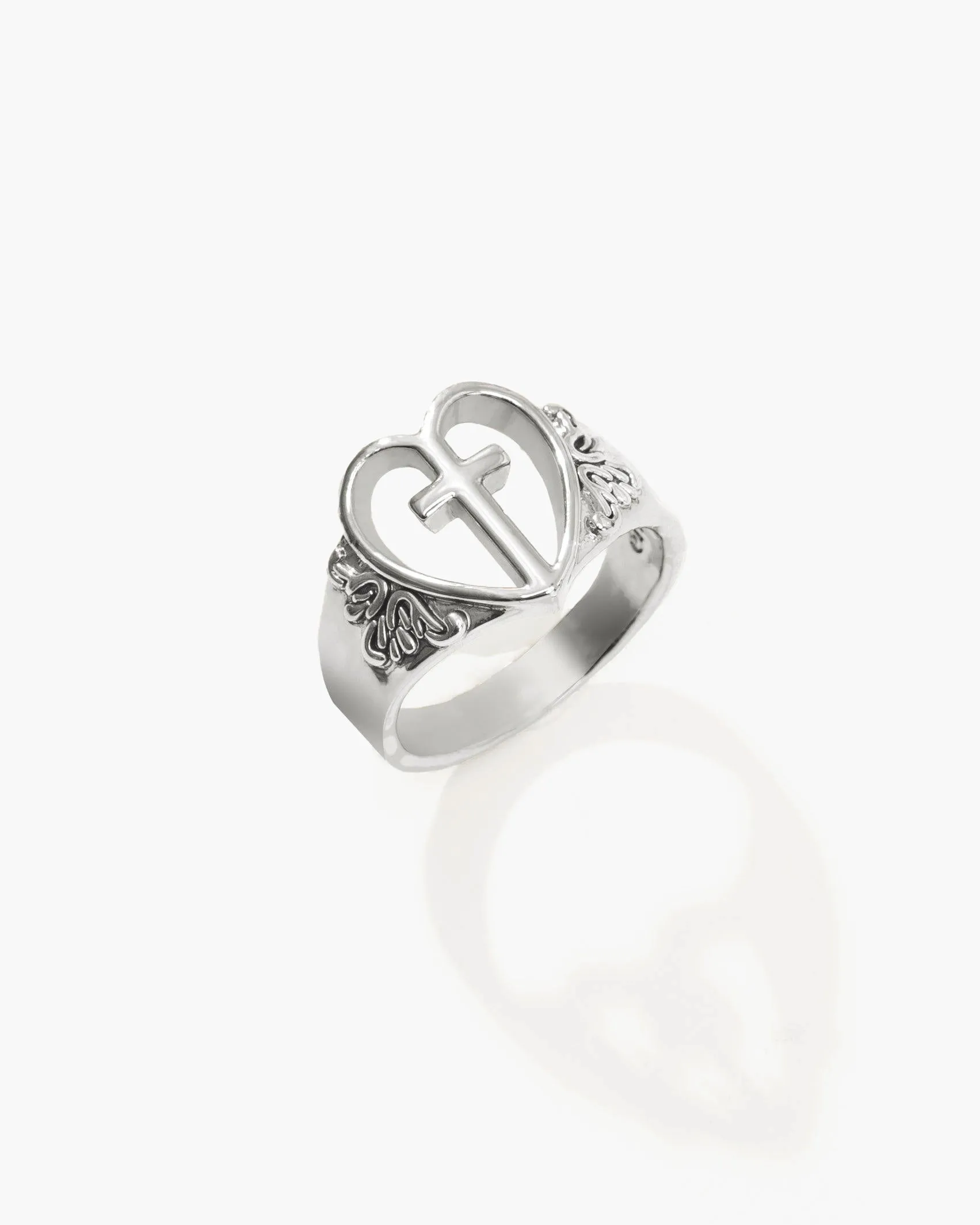 Creda Heart Cross Ring sold by en route product image thumbnail 5