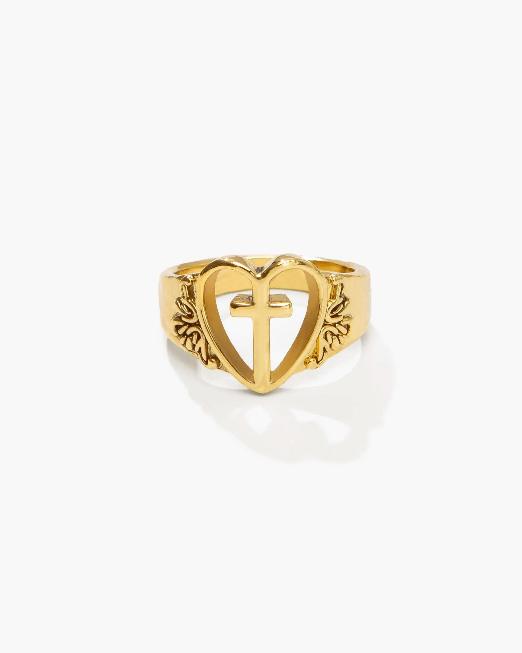 Creda Heart Cross Ring sold by en route product image thumbnail 3