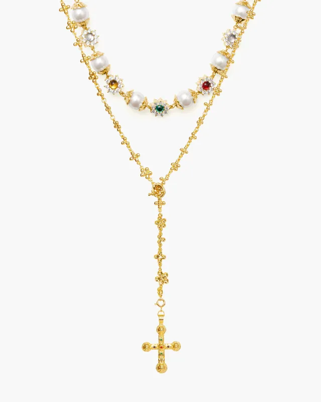 Daisy Molecule Necklace Set sold by en route