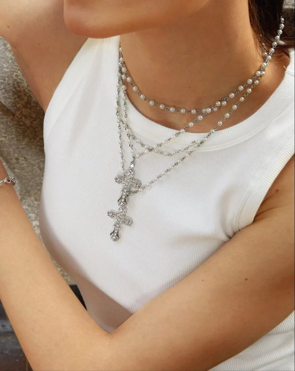 Everette Cross Necklace sold by En Route Jewelry product image thumbnail 2