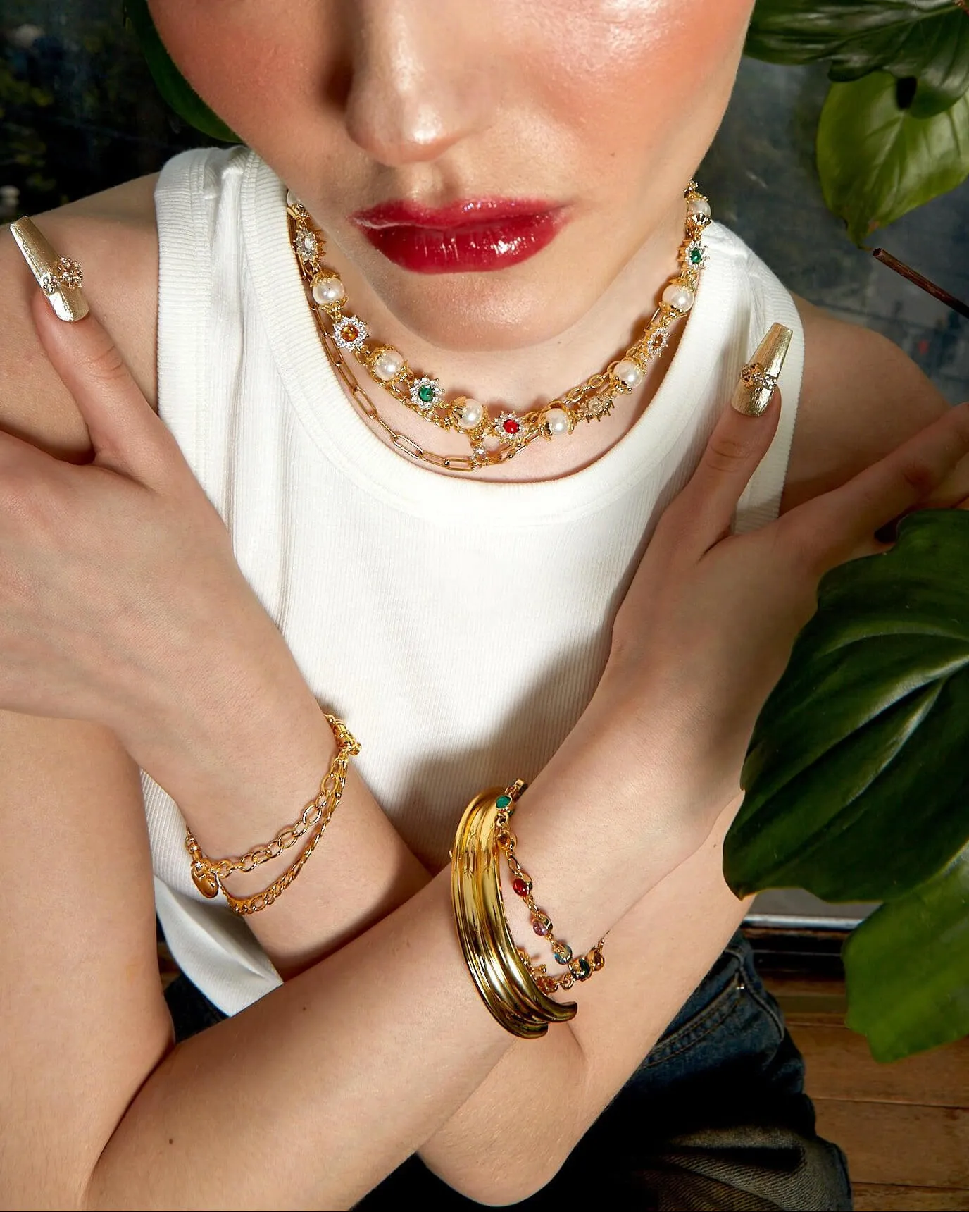 Daisy Pearl Necklace sold by en route