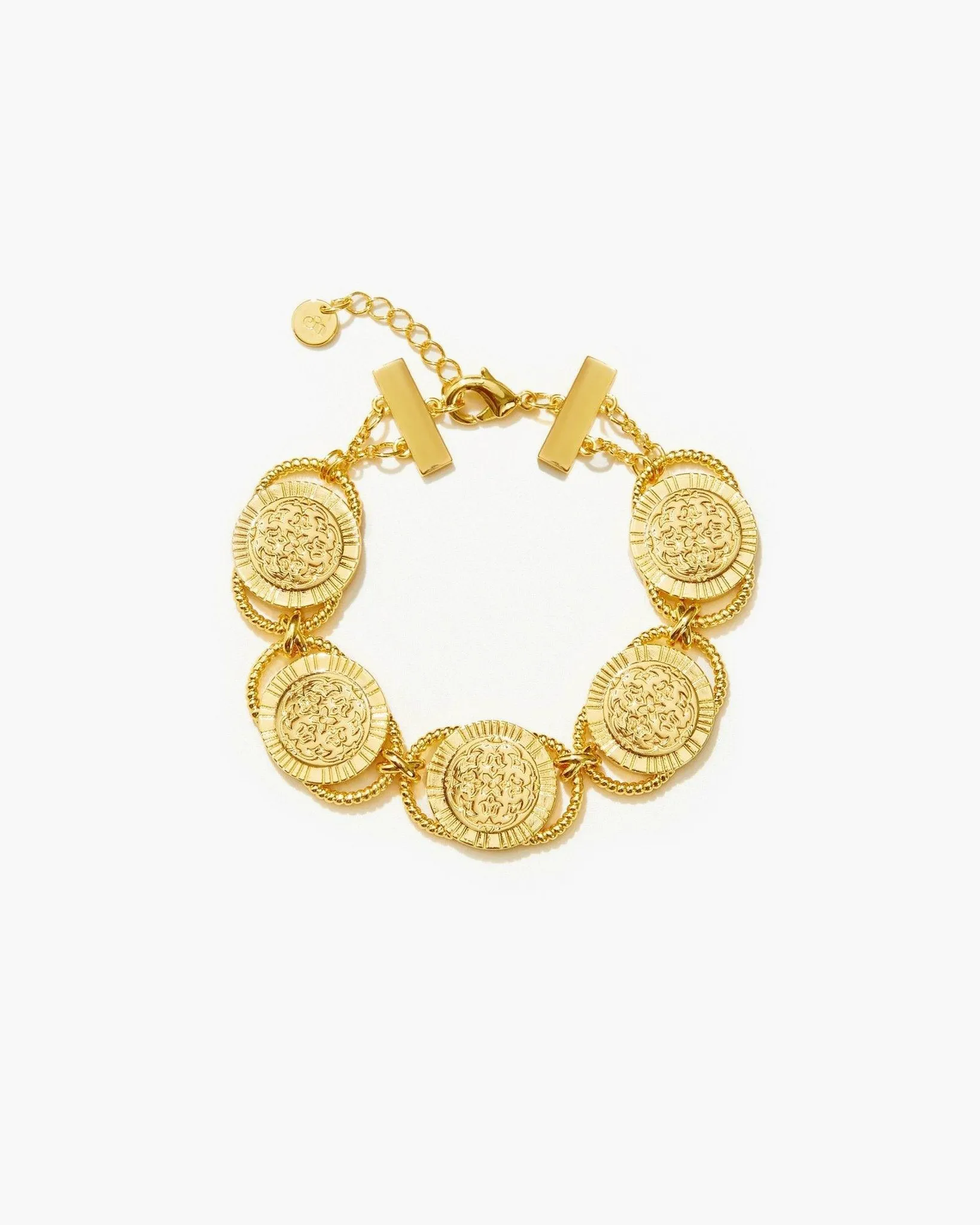 Golden Hojas Bracelet sold by En Route Jewelry