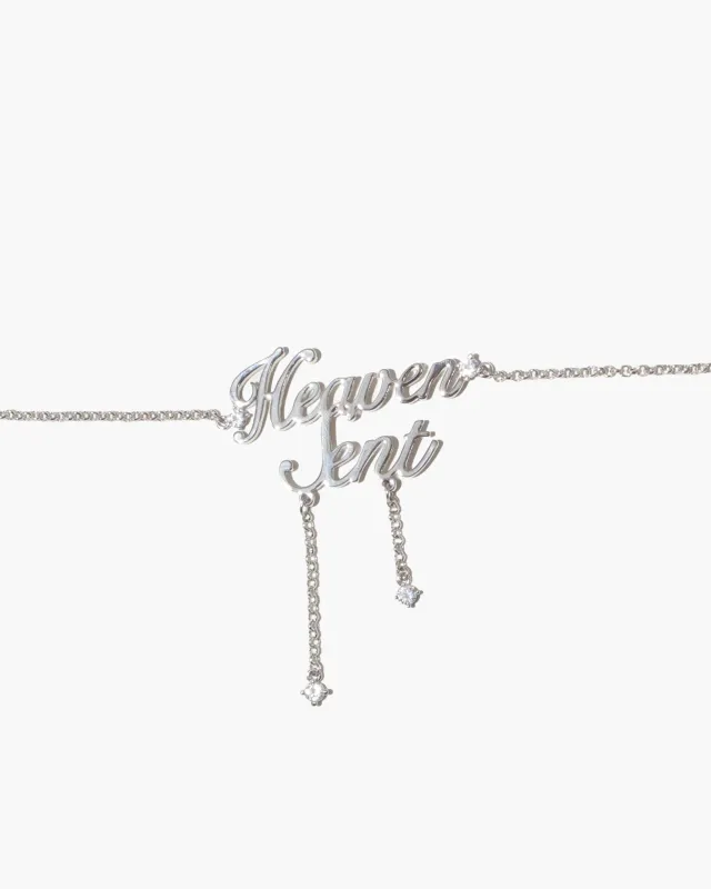 Angel's Calling Waist Chain in Silver made by En Route Jewelry