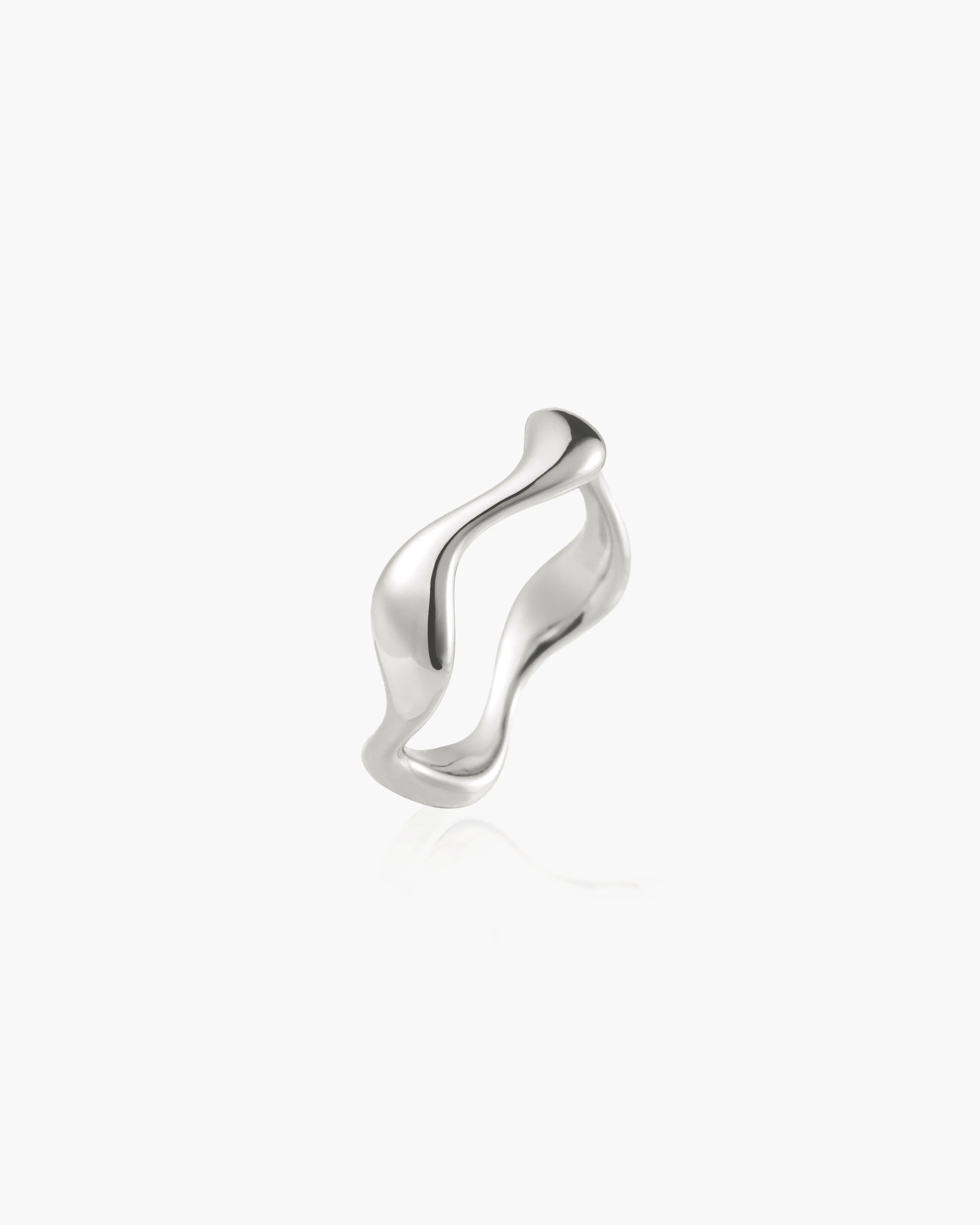 Wave Ring in Silver sold by En Route Jewelry product image thumbnail 3