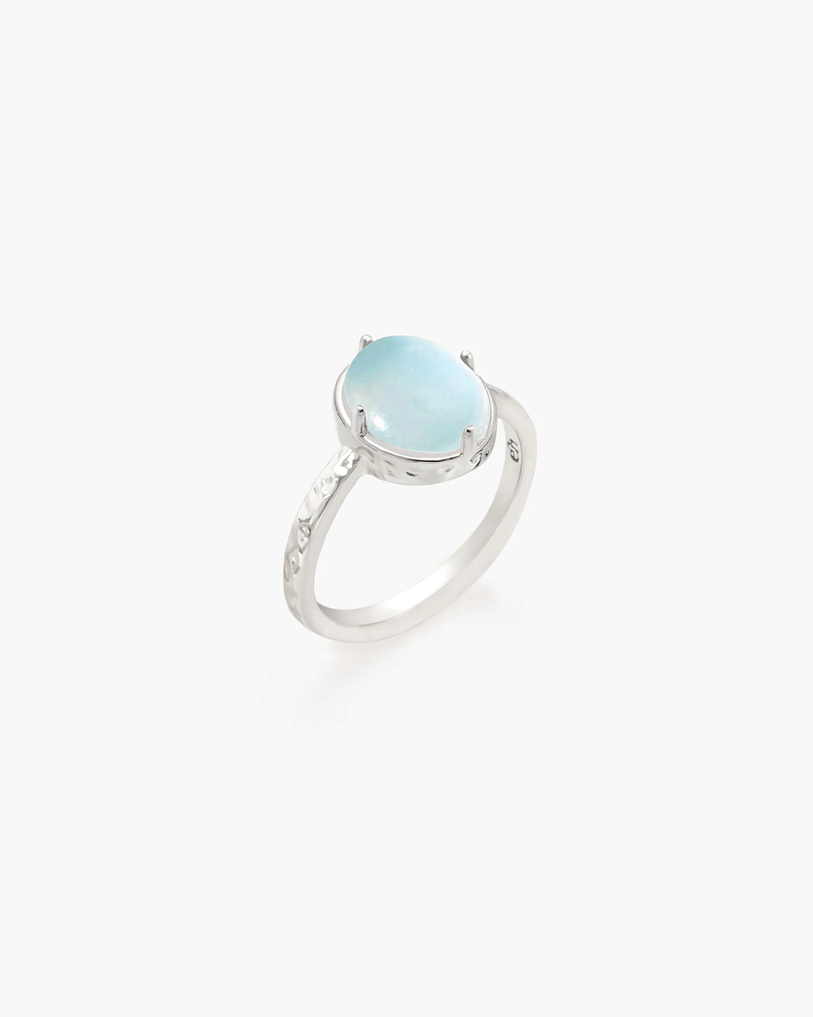 Aquamarine Ring in Silver sold by En Route Jewelry product image thumbnail 3