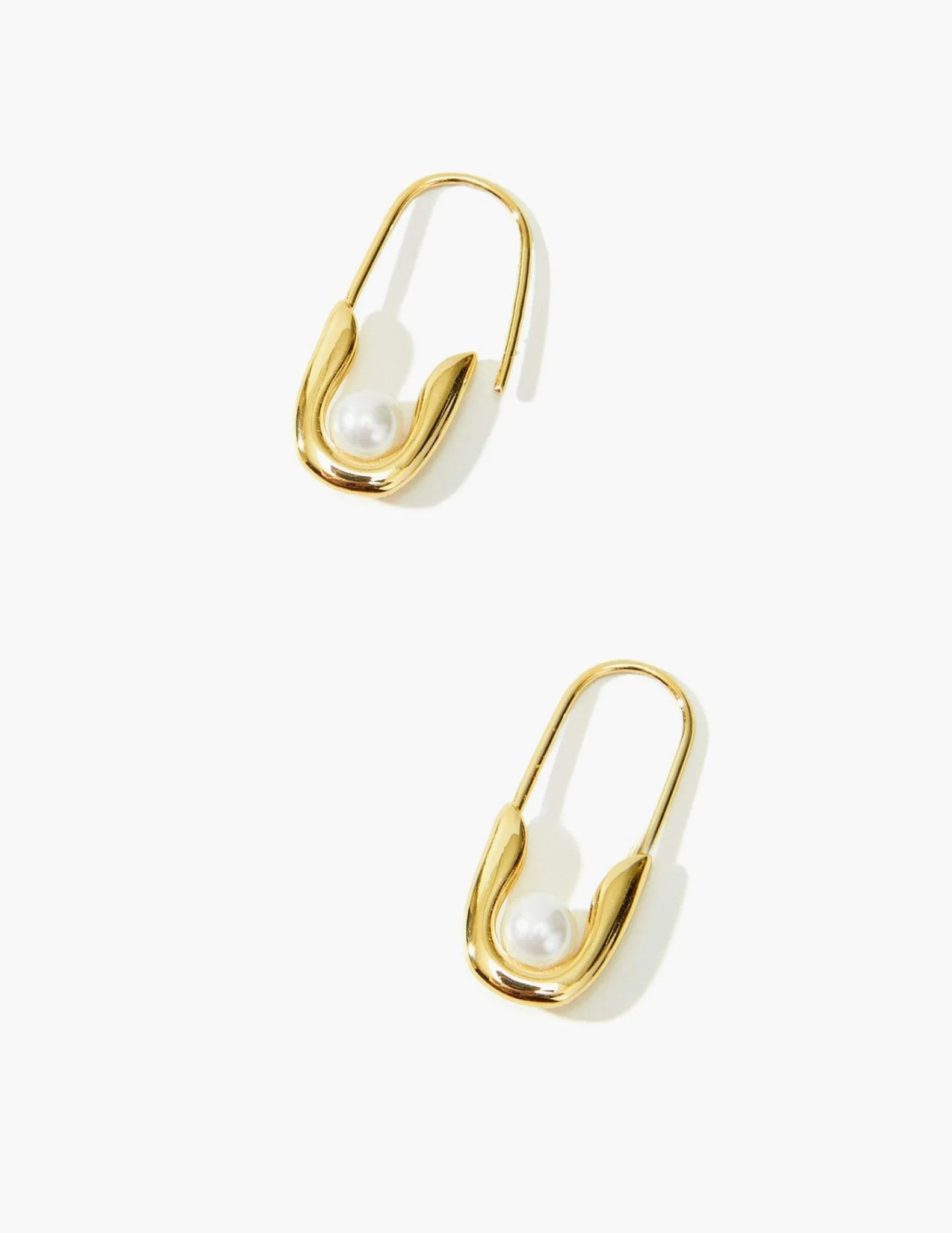 Petite Safety Pin Earrings sold by En Route Jewelry product image thumbnail 5
