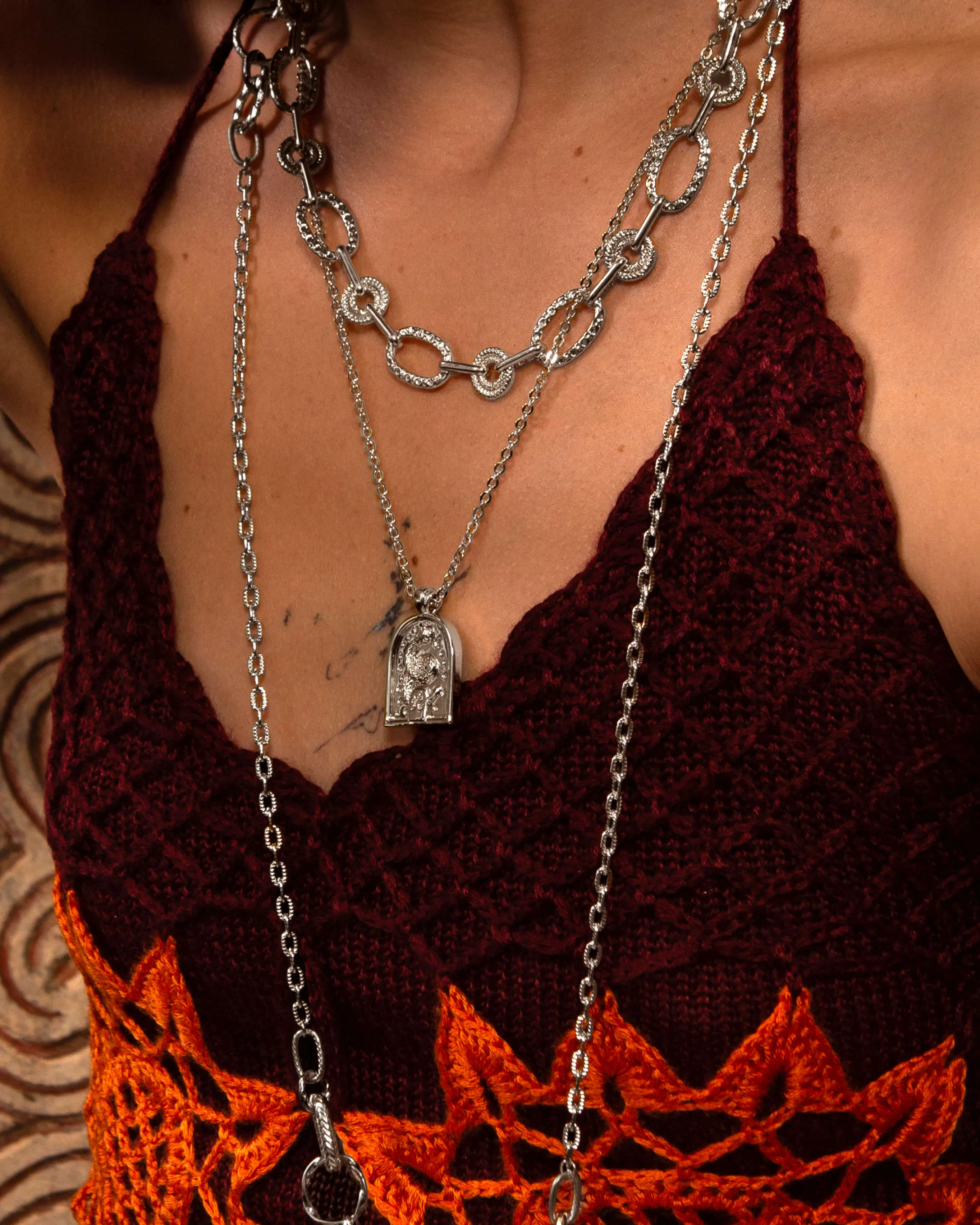 Snake Necklace in Silver sold by En Route Jewelry product image thumbnail 2