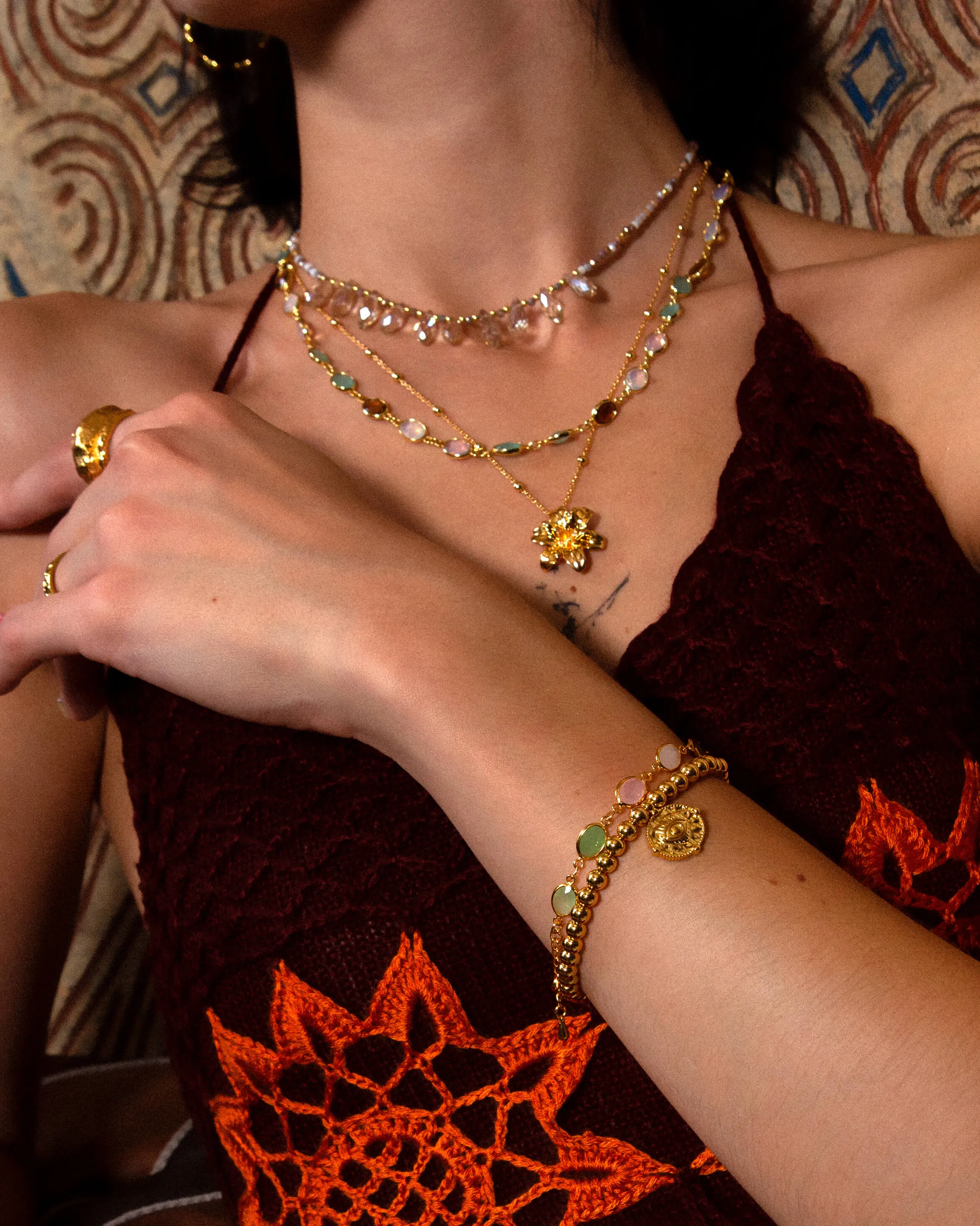 Whimsical Romance Stone Bracelet sold by En Route Jewelry product image thumbnail 2