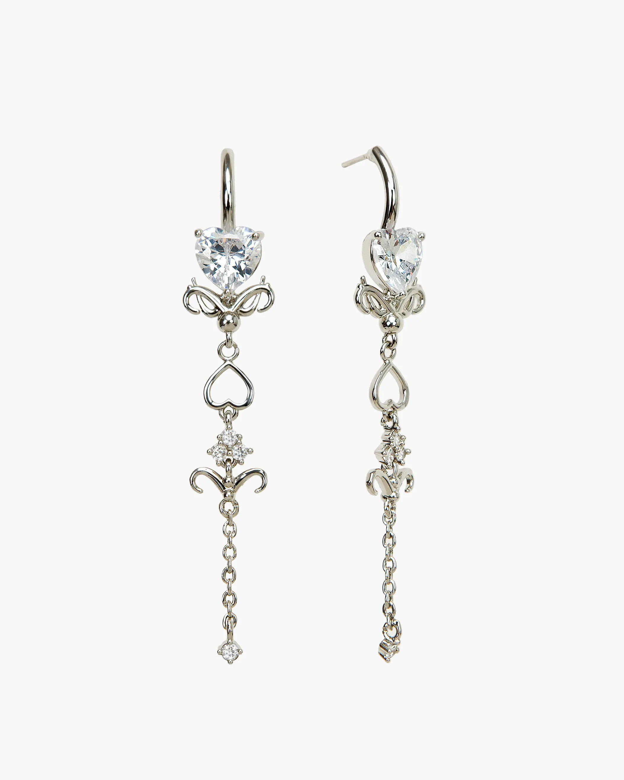 Silver Dripping Earrings sold by En Route Jewelry