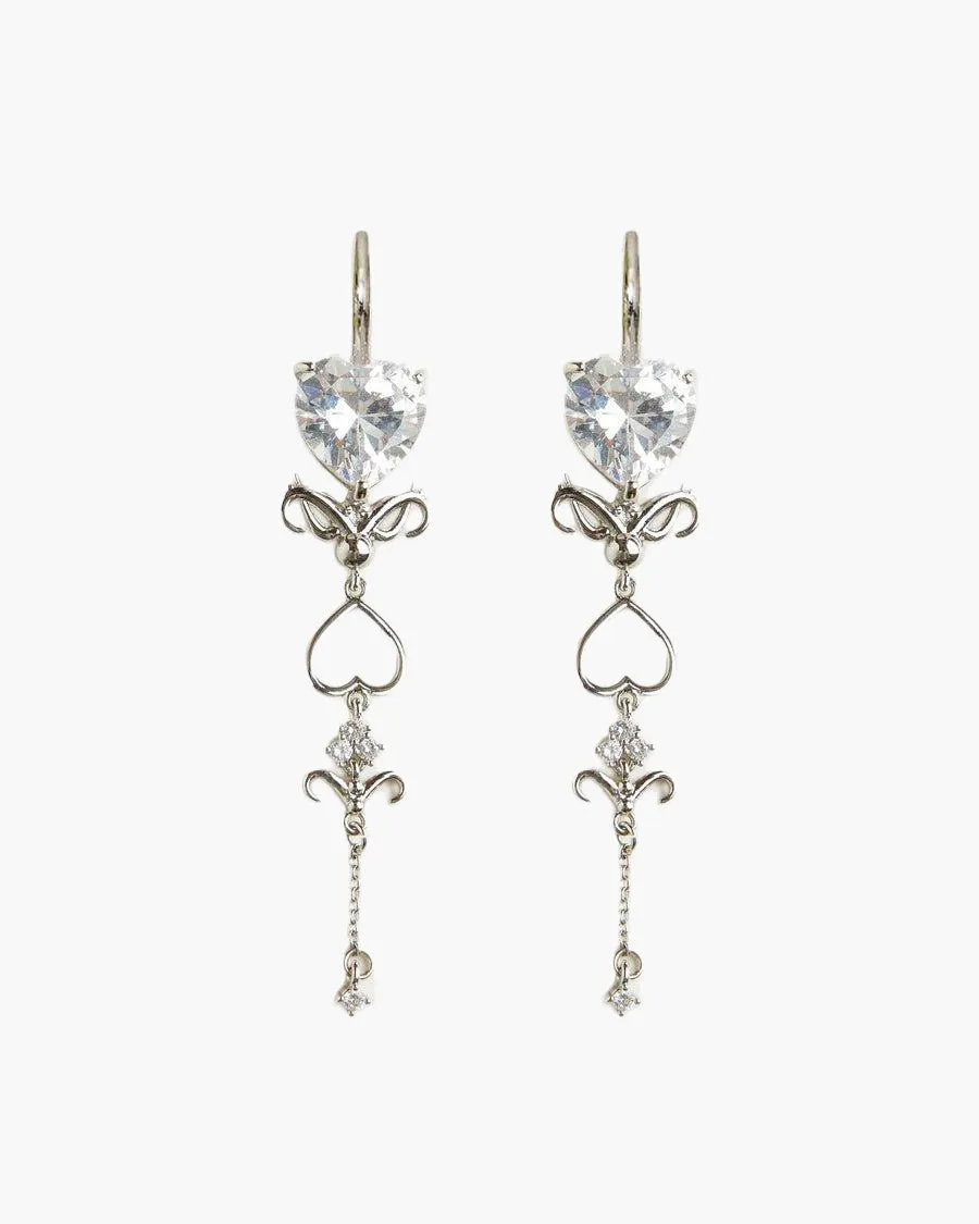Silver Dripping Earrings sold by En Route Jewelry product image thumbnail 3