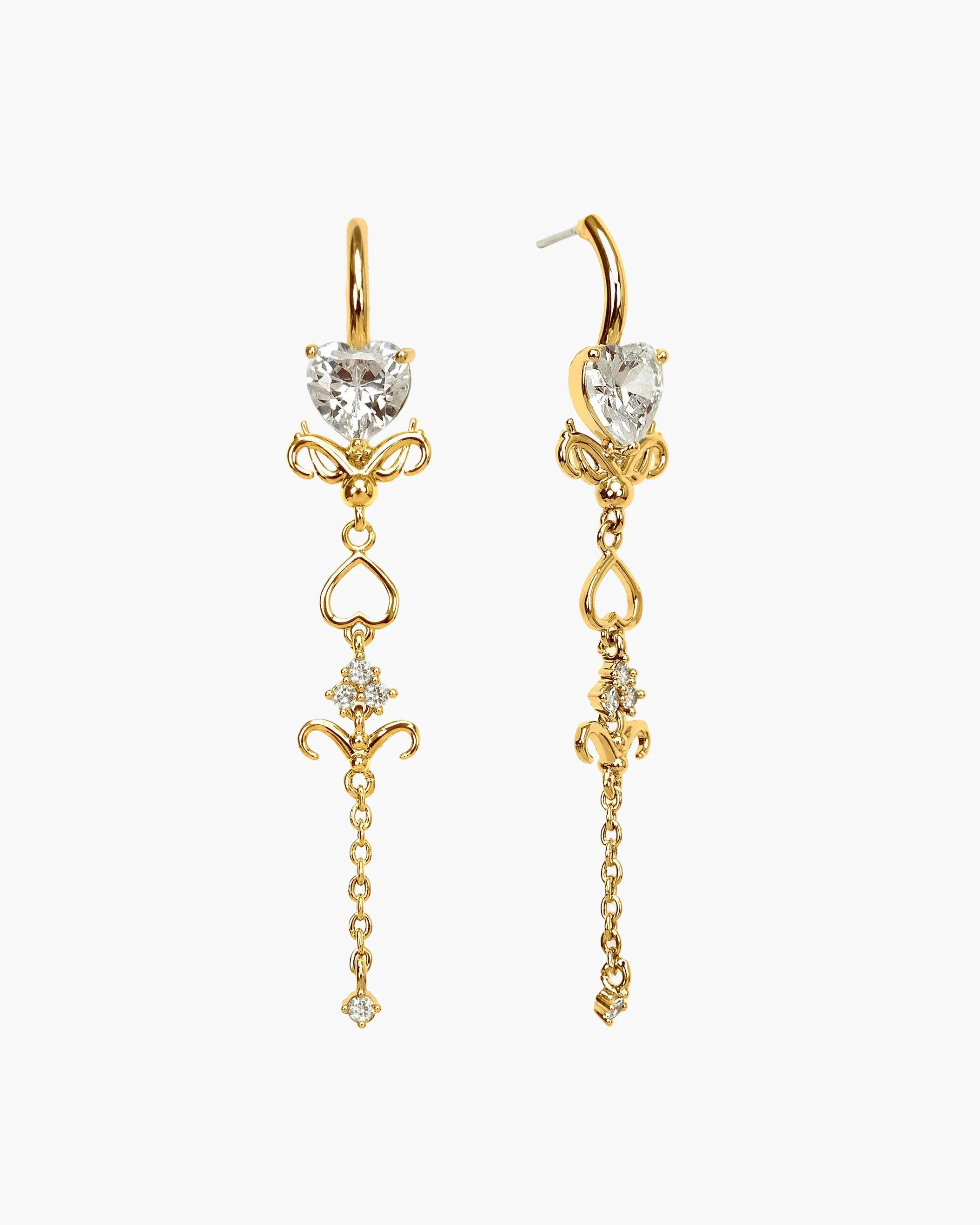 Silver Dripping Earrings sold by En Route Jewelry product image thumbnail 5