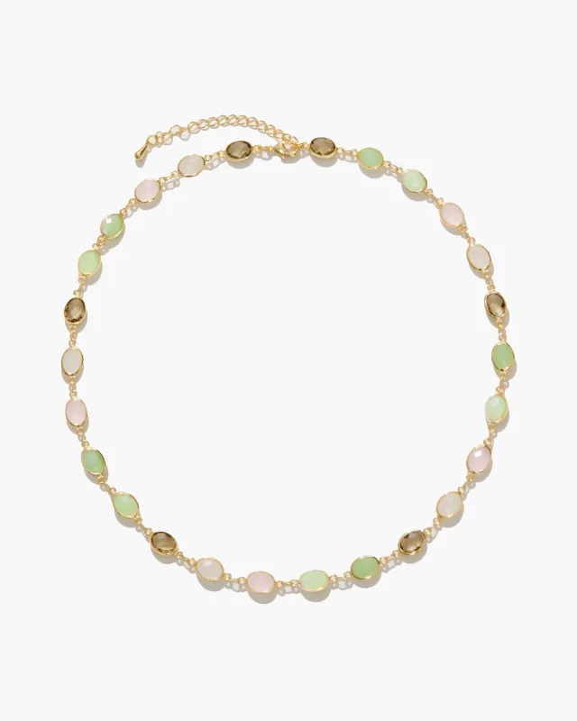 Whimsical Romance Stone Necklace made by En Route Jewelry