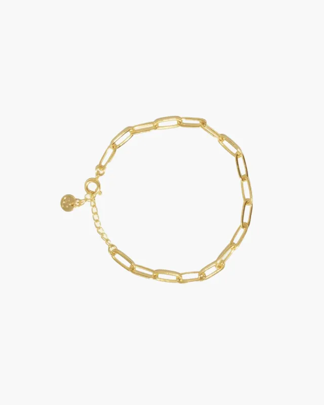 Gold Gia Chain Bracelet sold by En Route Jewelry