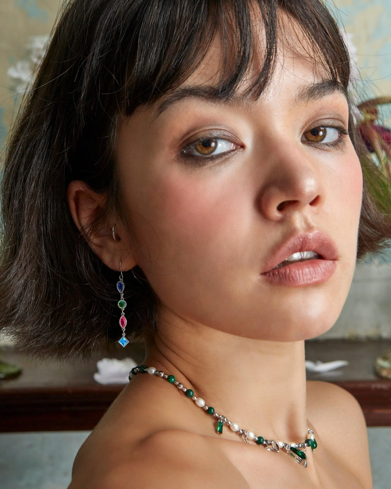 Silver Darcy Earrings sold by En Route Jewelry product image thumbnail 2