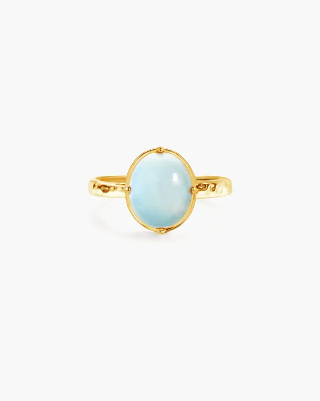 Aquamarine Ring made by En Route Jewelry