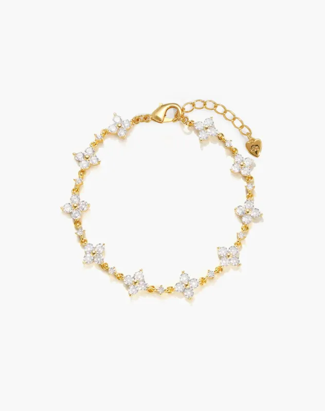 Sparkle Clover Bracelet made by En Route Jewelry